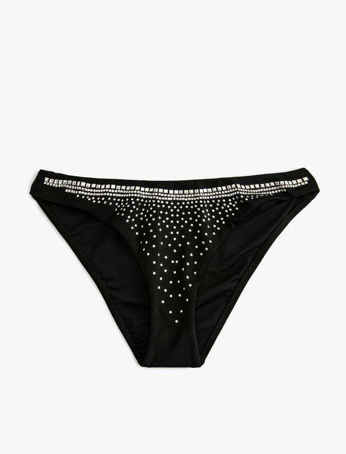  Taşlı Bikini Altı Normal Bel