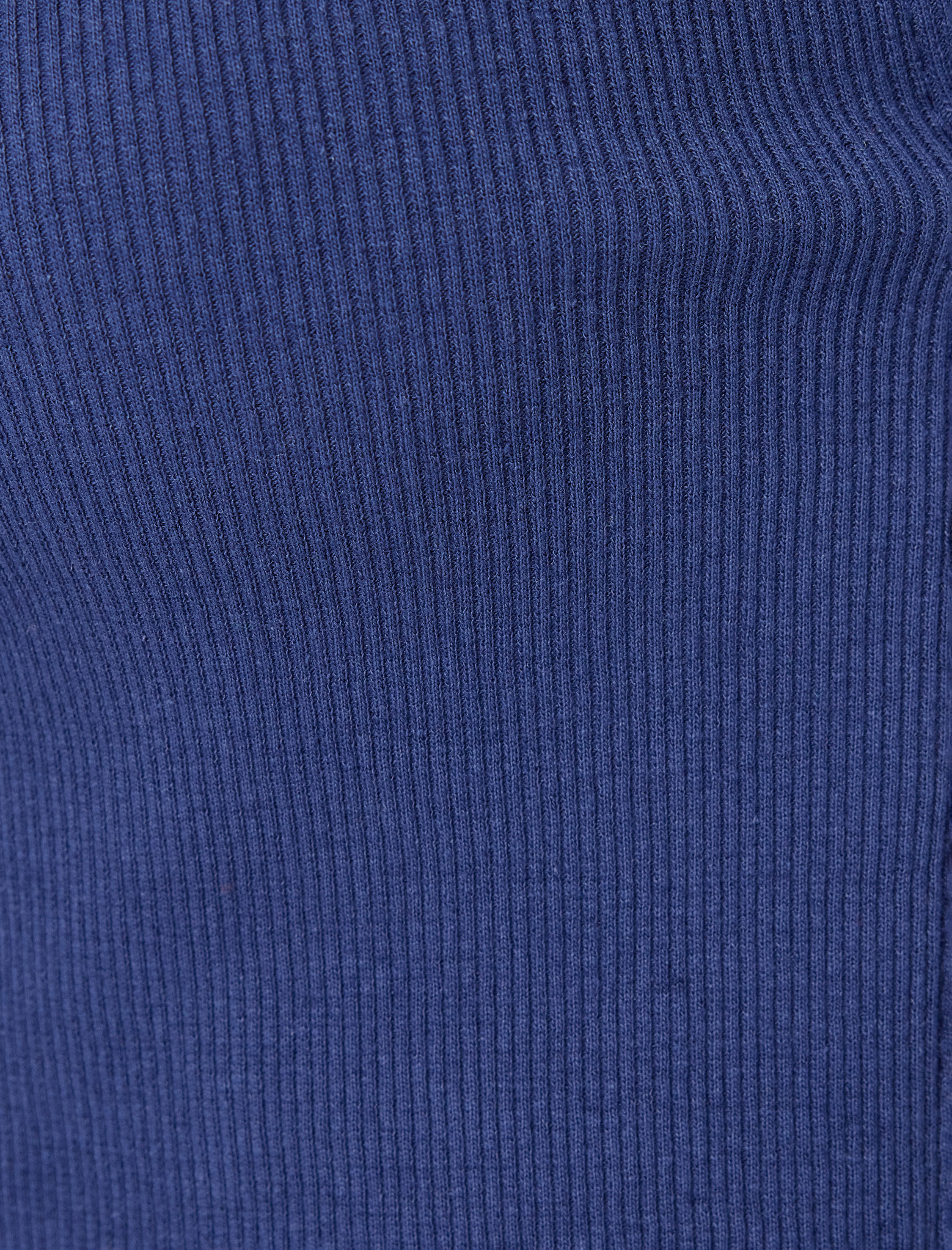   Uzun Kollu Tişört Kaşkorse Fermuarlı Dik Yaka Slim Fit