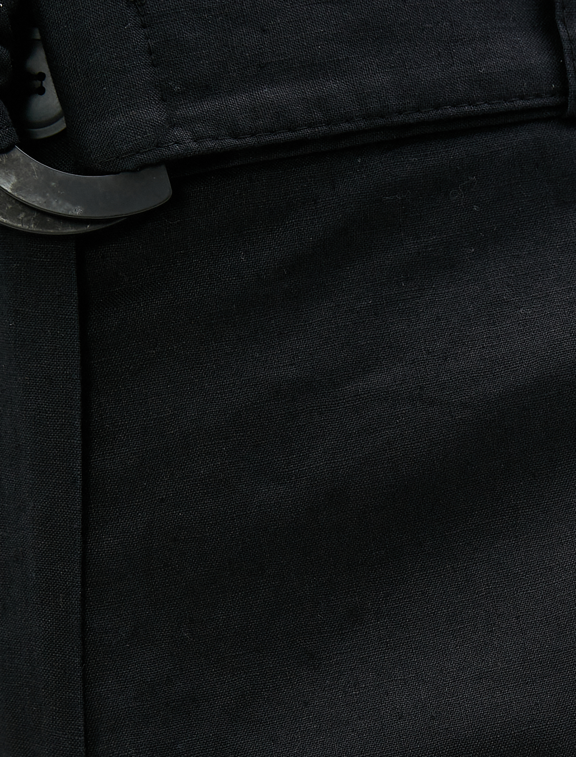   Keten Pantolon Bol Paça Crop