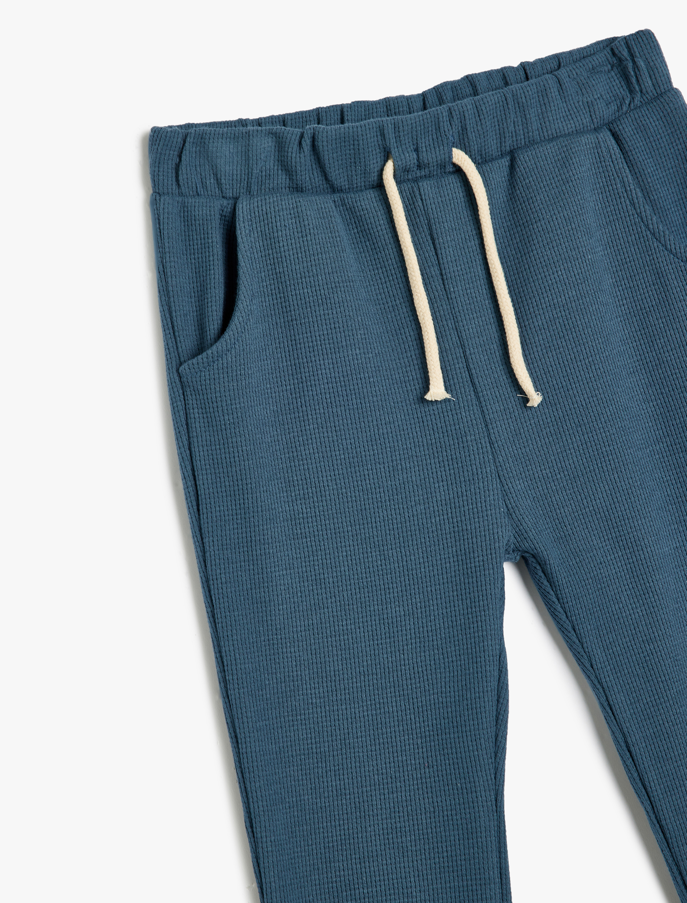  Erkek Bebek Basic Jogger Eşofman Altı Beli Bağlamalı Dokulu Pamuklu