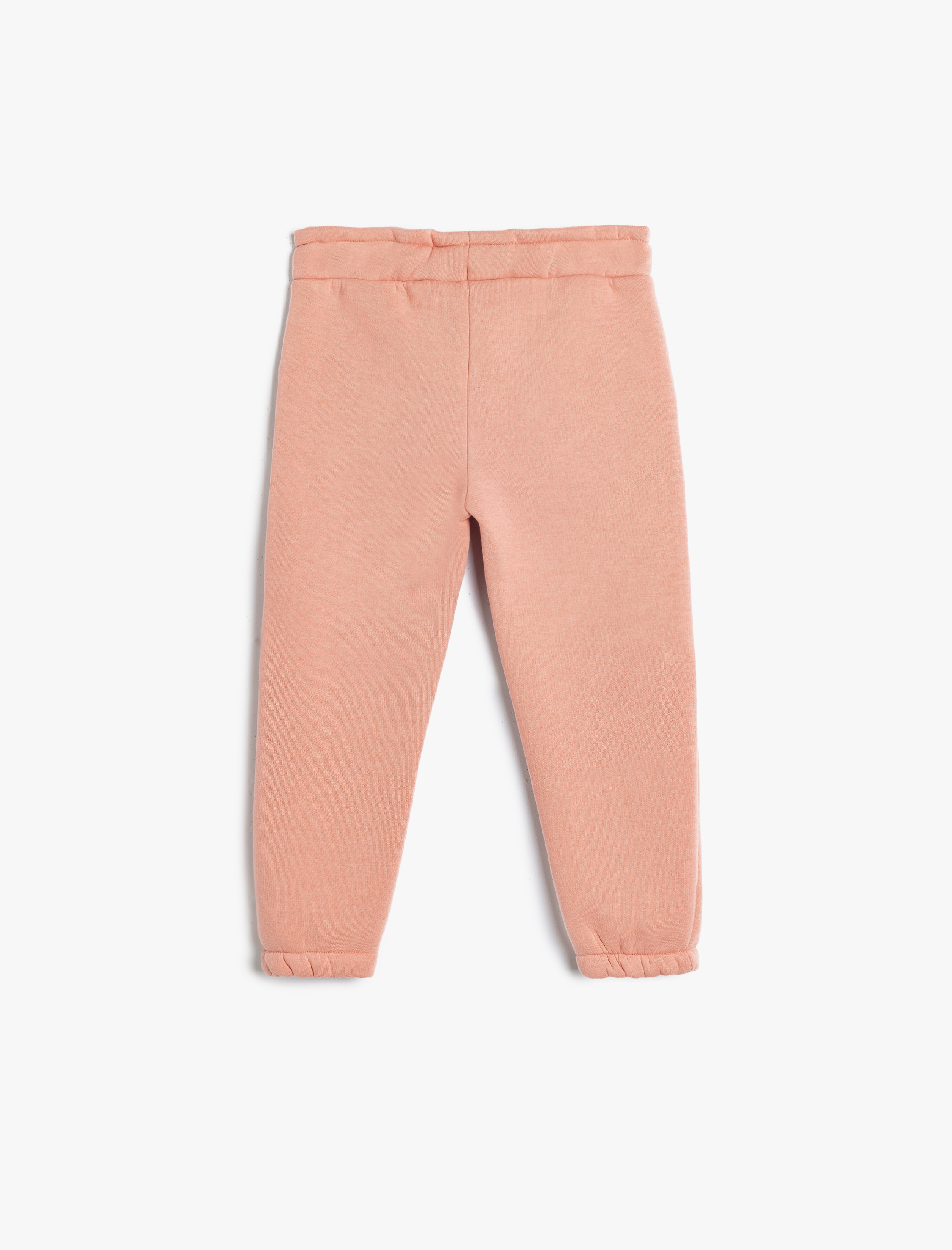  Kız Bebek Basic Jogger Eşofman Altı Beli Bağlamalı Cep Detaylı Şardonlu