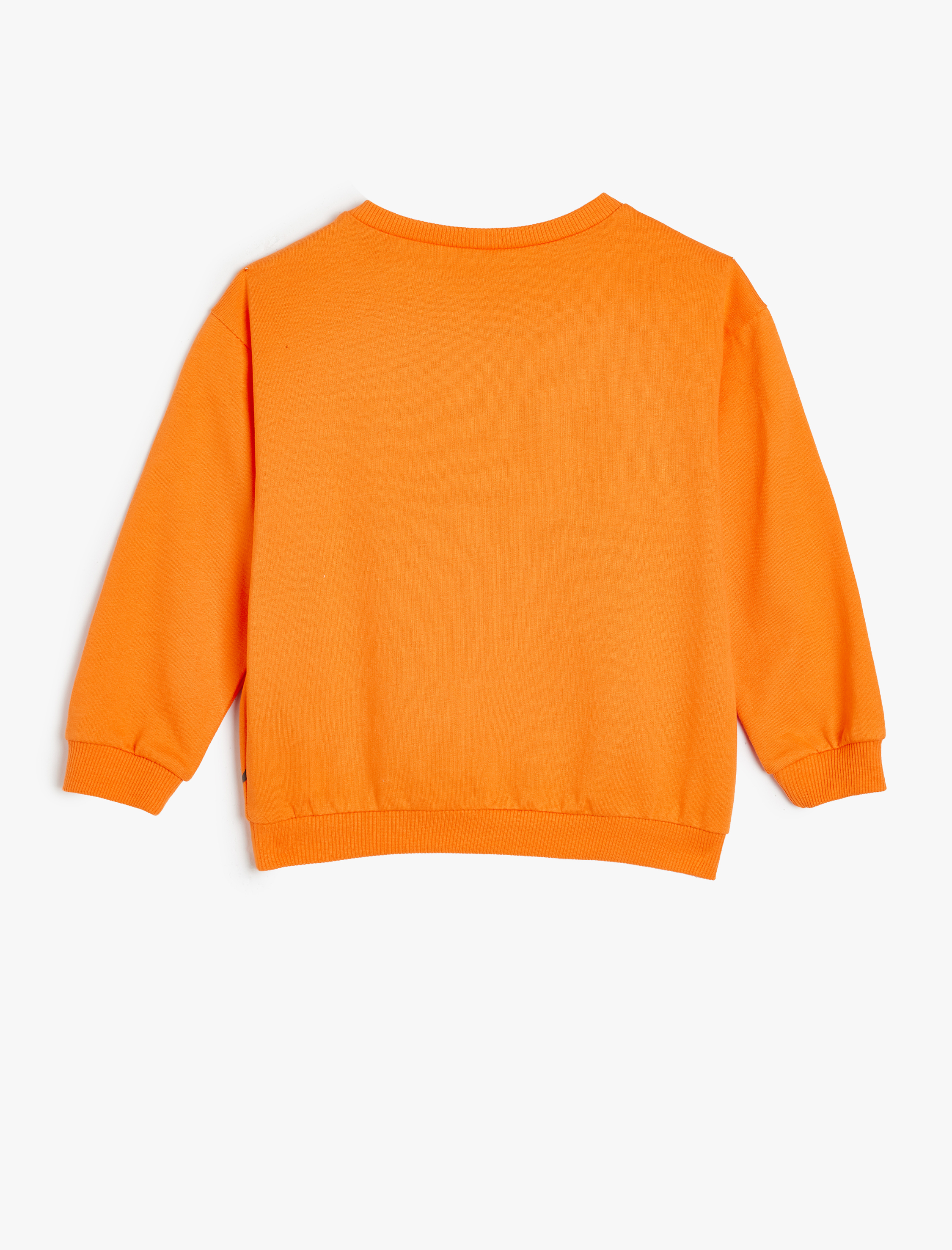  Erkek Bebek Sweatshirt Bisiklet Yaka Köpek Baskılı Uzun Kollu