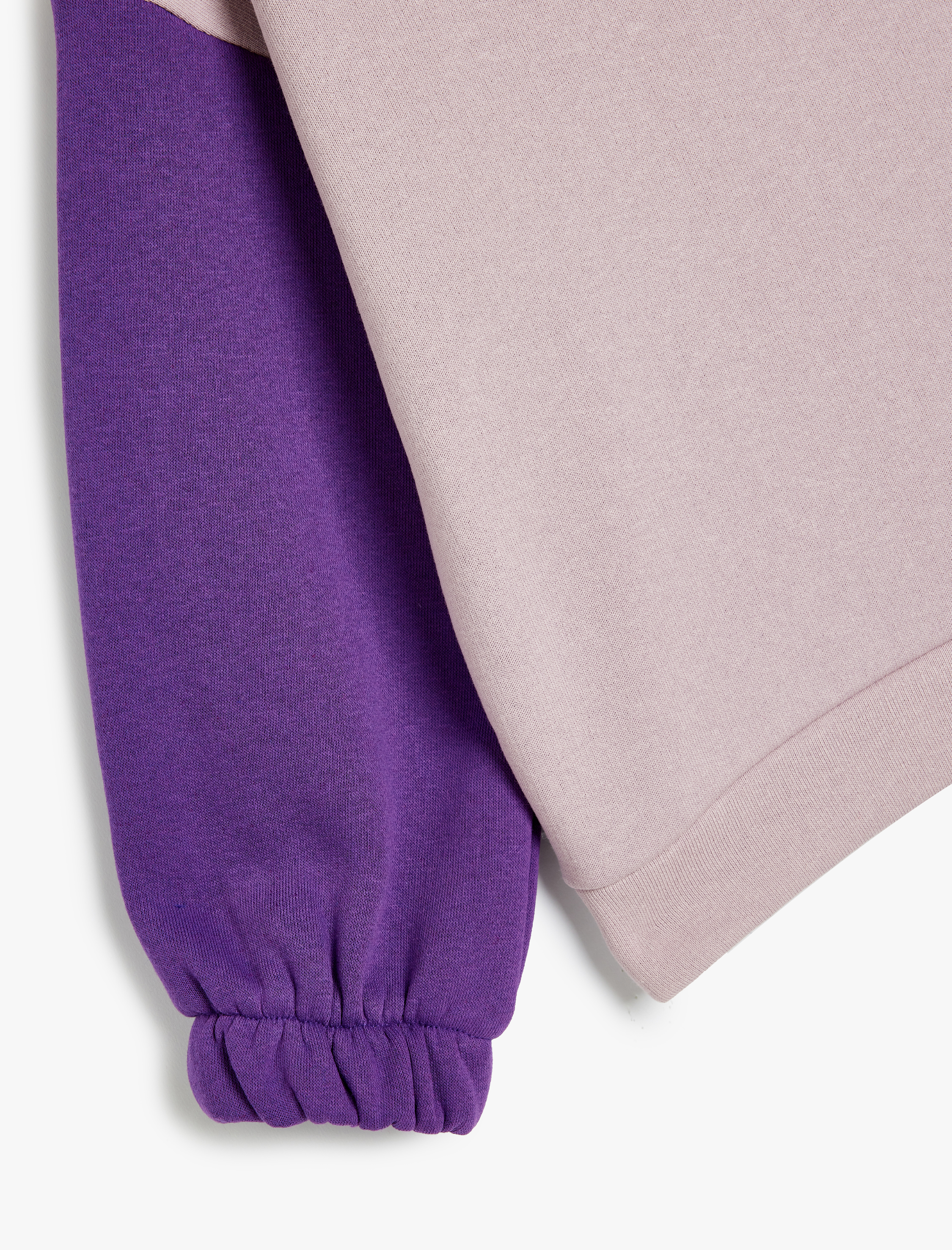  Kız Çocuk Kapşonlu Crop Sweatshirt Slogan Baskılı Uzun Kollu Pamuklu Şardonlu