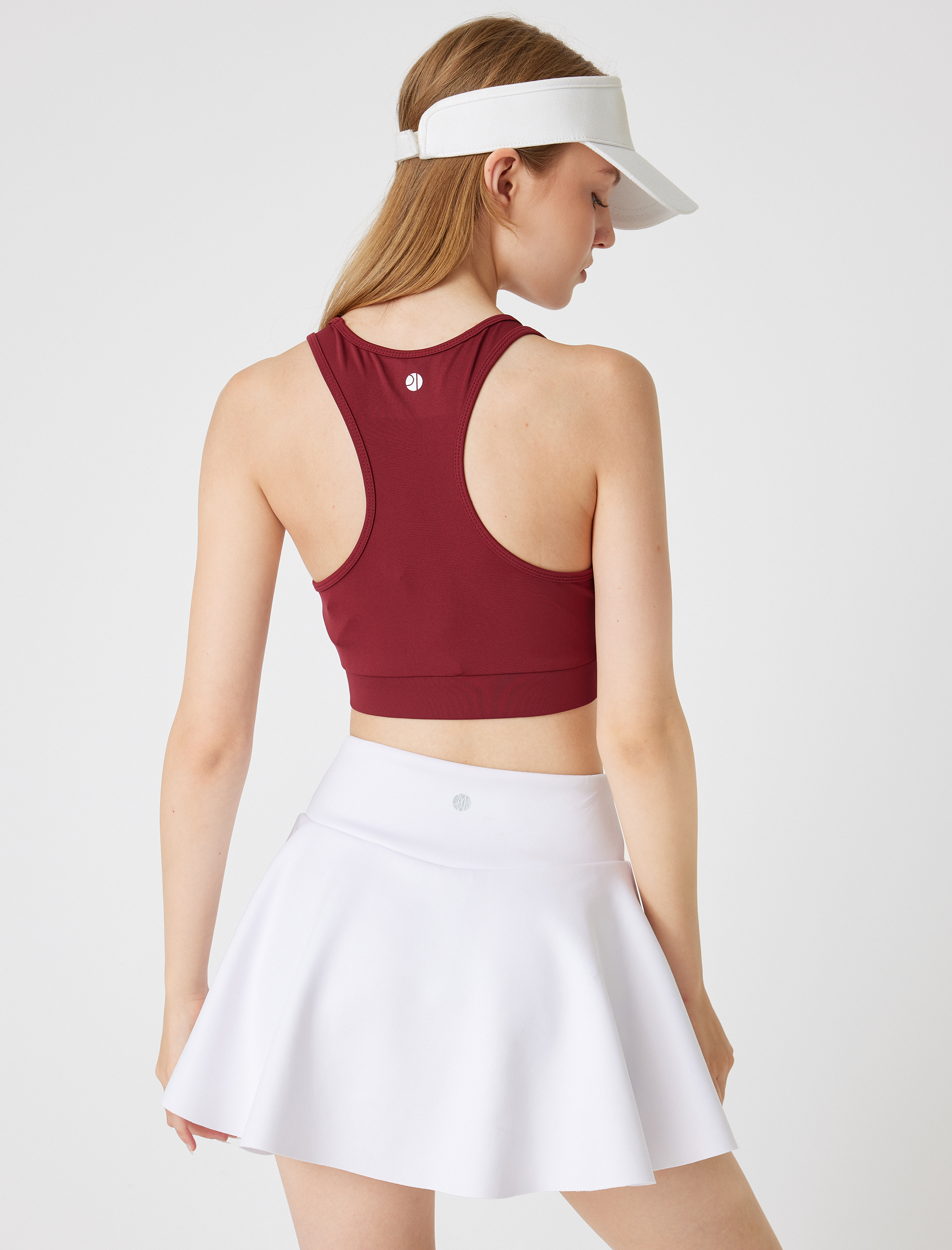   U Yaka Slim Fit Kaplı Sporcu Sütyeni