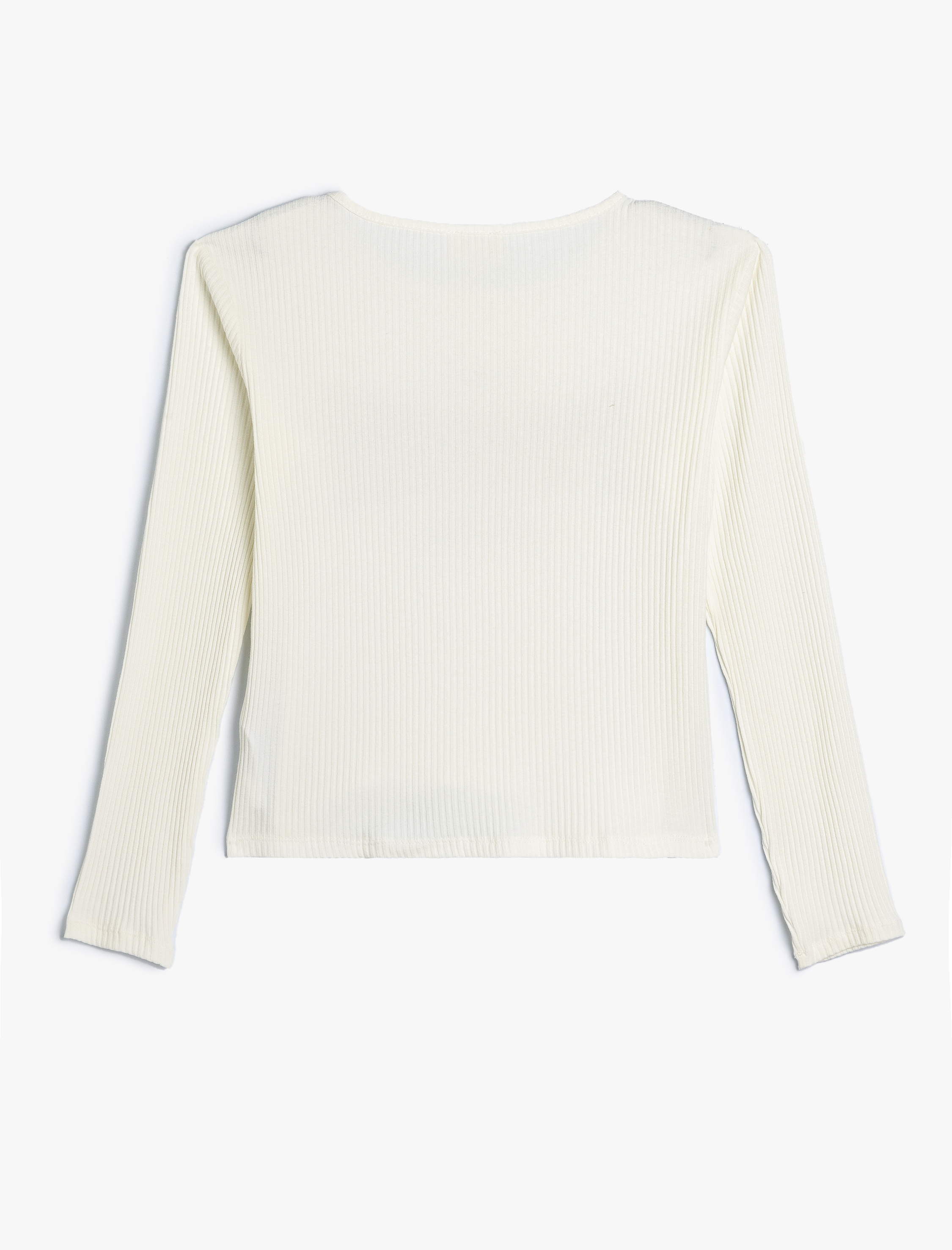  Kız Çocuk Pamuklu Uzun Kollu Slogan Baskılı Kaşkorse Tişört