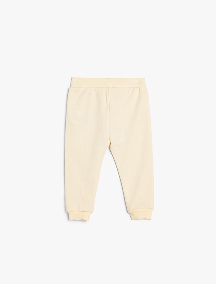 Erkek Bebek Basic Jogger Eşofman Altı Beli Bağlamalı Pamuklu