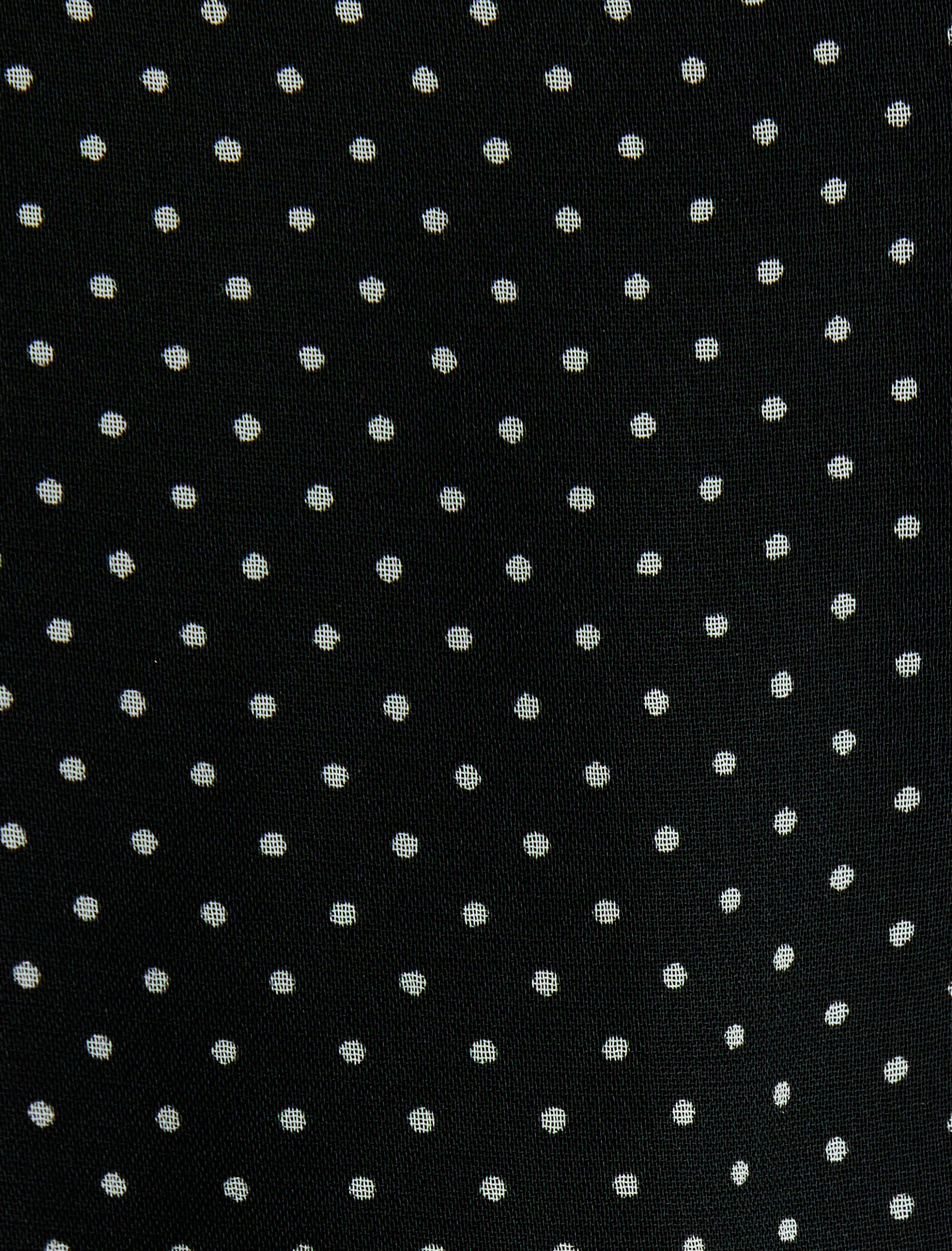   Astarlı Gömlek Yaka Düğmeli Midi Boy Puantiyeli Pileli Elbise