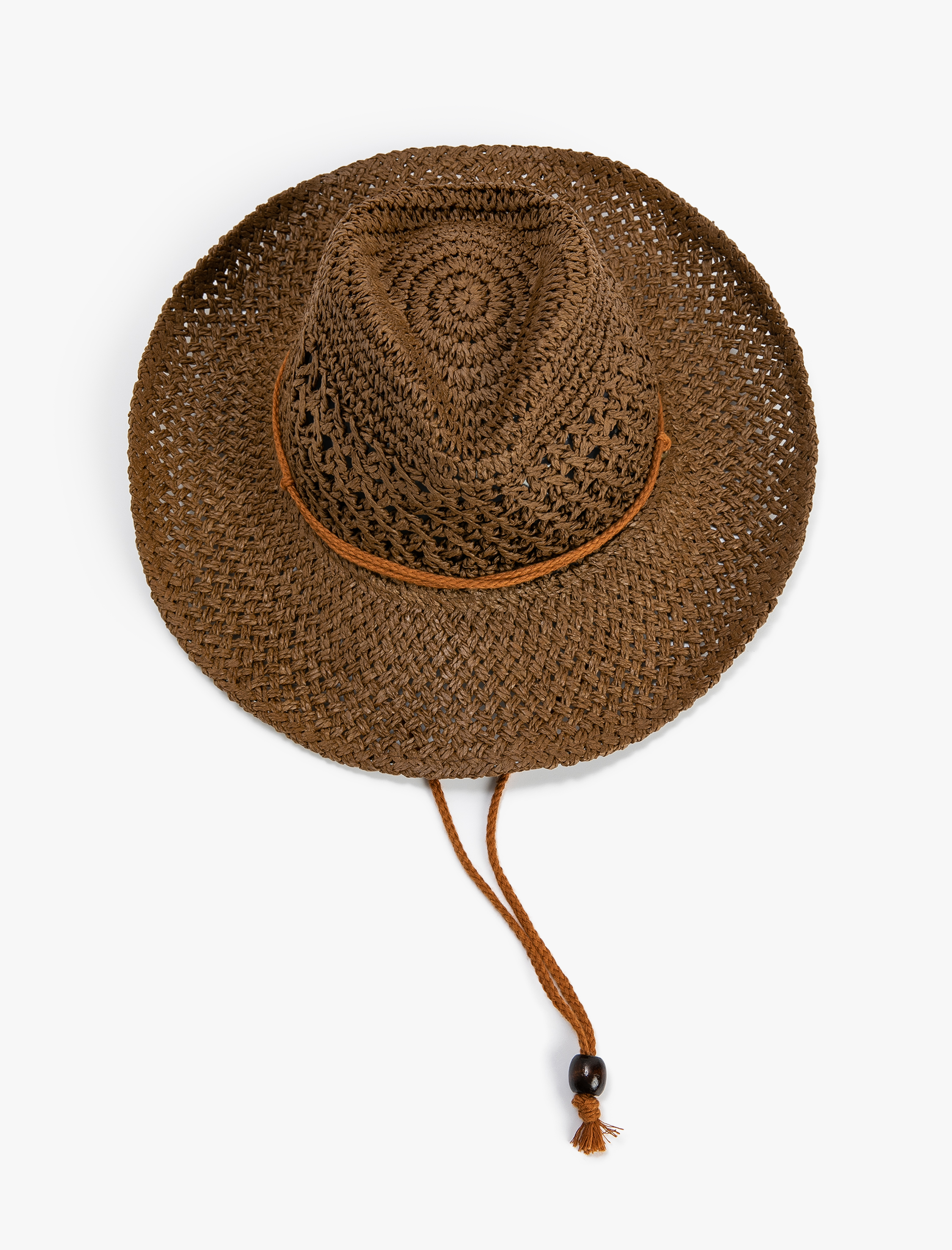  Kadın Hasır Fötr Şapka Bağlama Detaylı