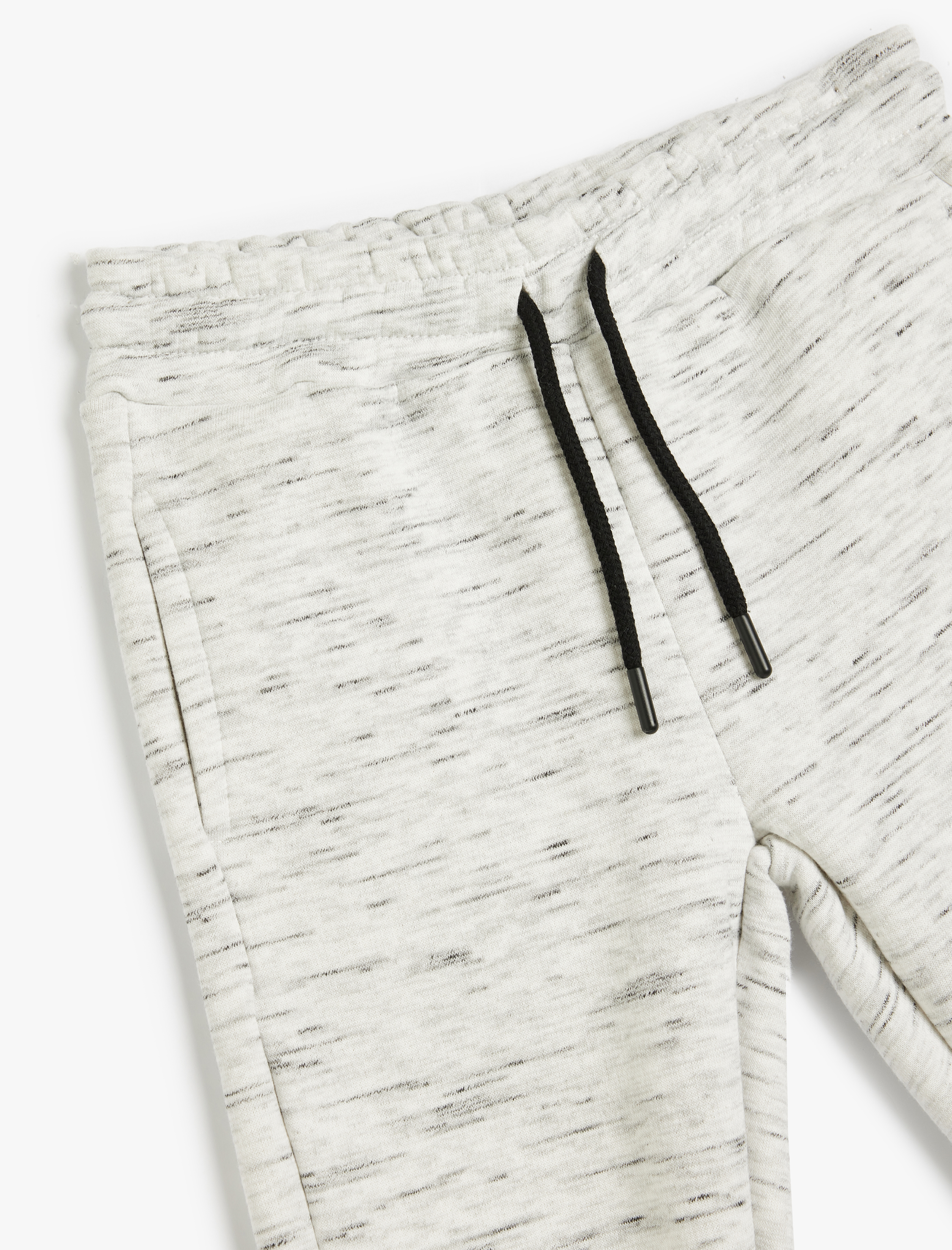  Erkek Çocuk Basic Eşofman Altı Cep Detaylı Beli Bağlamalı Şardonlu