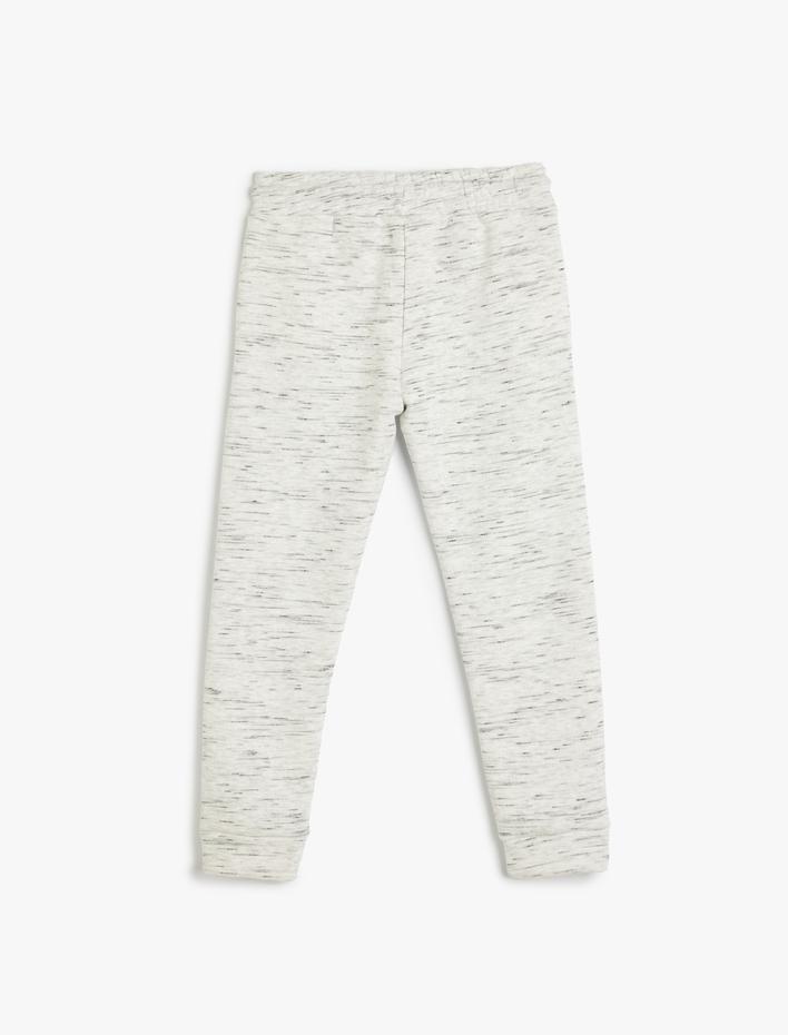 Erkek Çocuk Basic Eşofman Altı Cep Detaylı Beli Bağlamalı Şardonlu