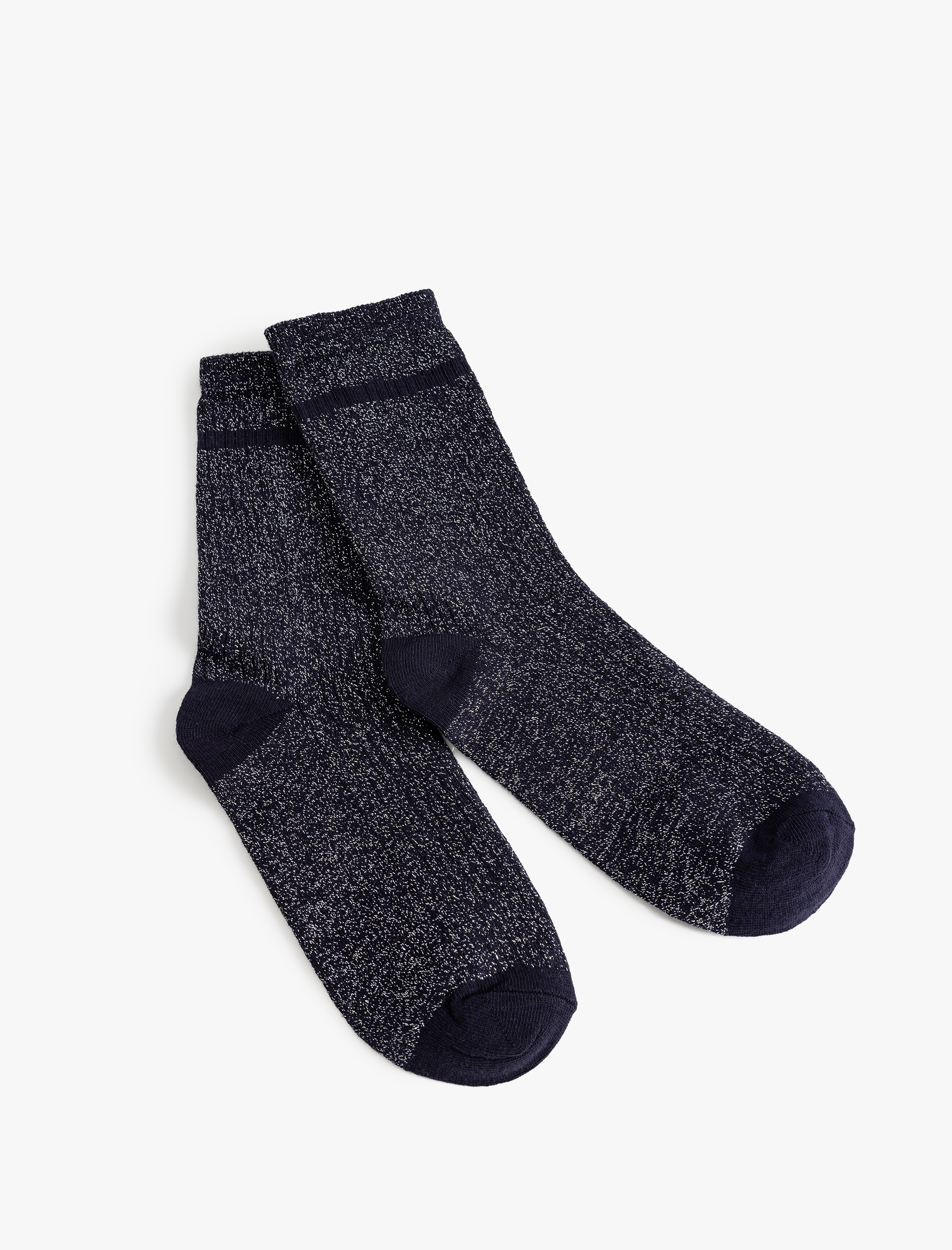  Kadın Metalik Soket Çorap