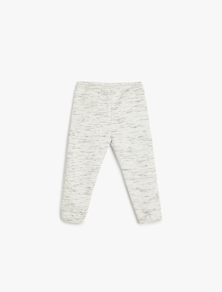 Erkek Bebek Basic Eşofman Altı Beli Bağlamalı Cepli Şardonlu