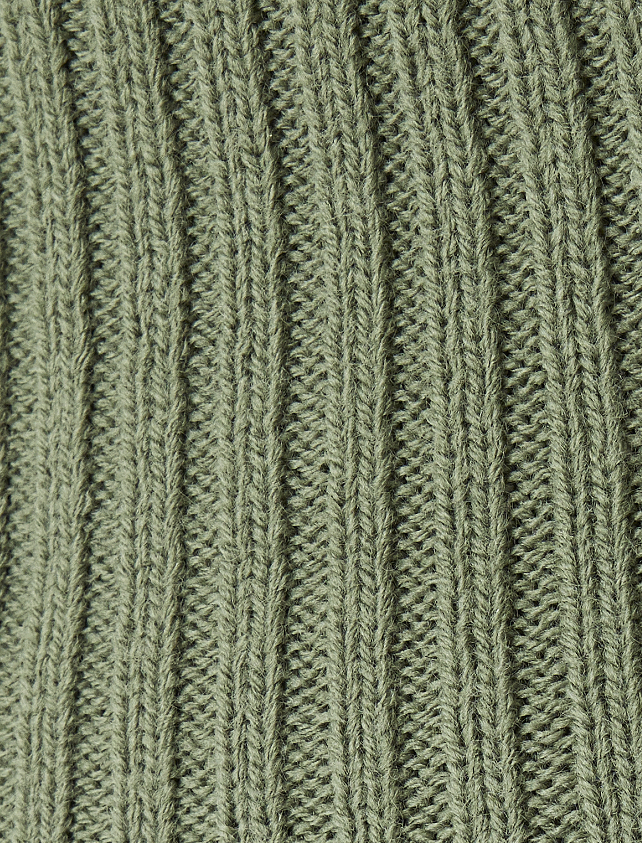   Omzu Açık Triko Kazak Uzun Kollu