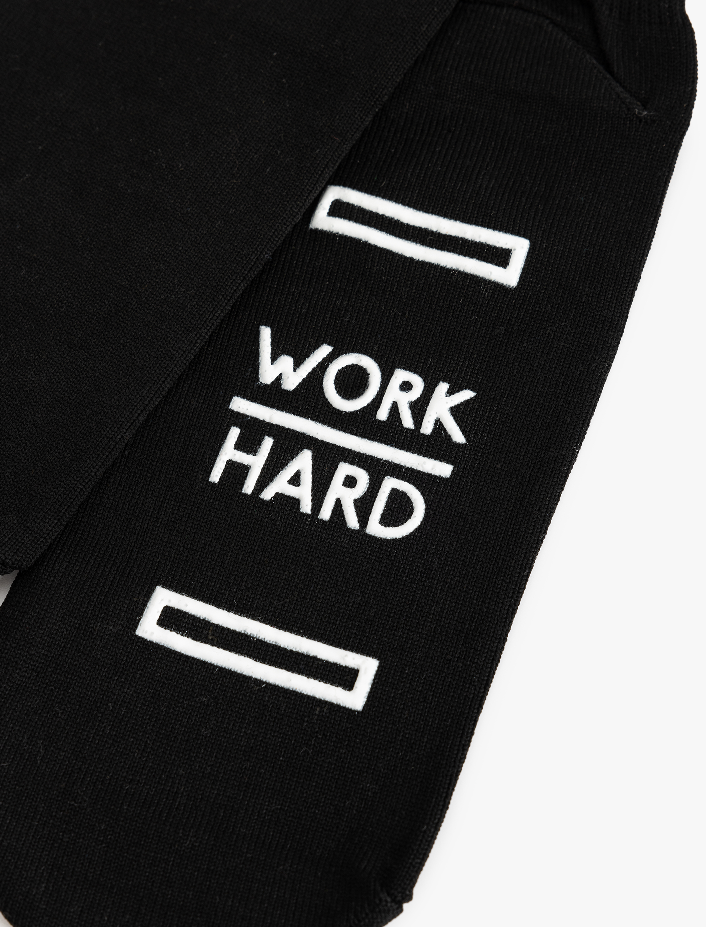  Kadın Spor Çorap Slogan Desenli