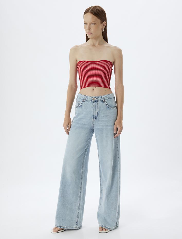  Koton X Sima Tarkan - Bol Paça Kot Pantolon