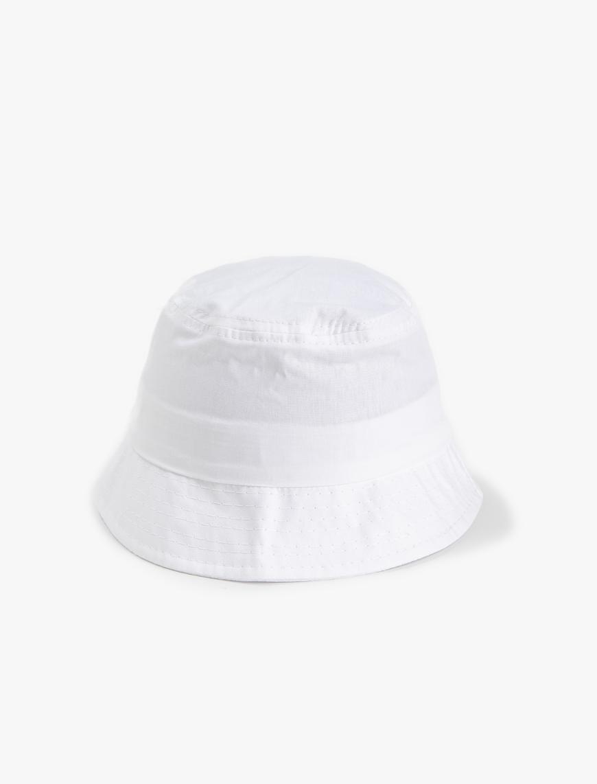  Erkek Çocuk Baskılı Bucket Şapka Pamuklu Yaz Temalı