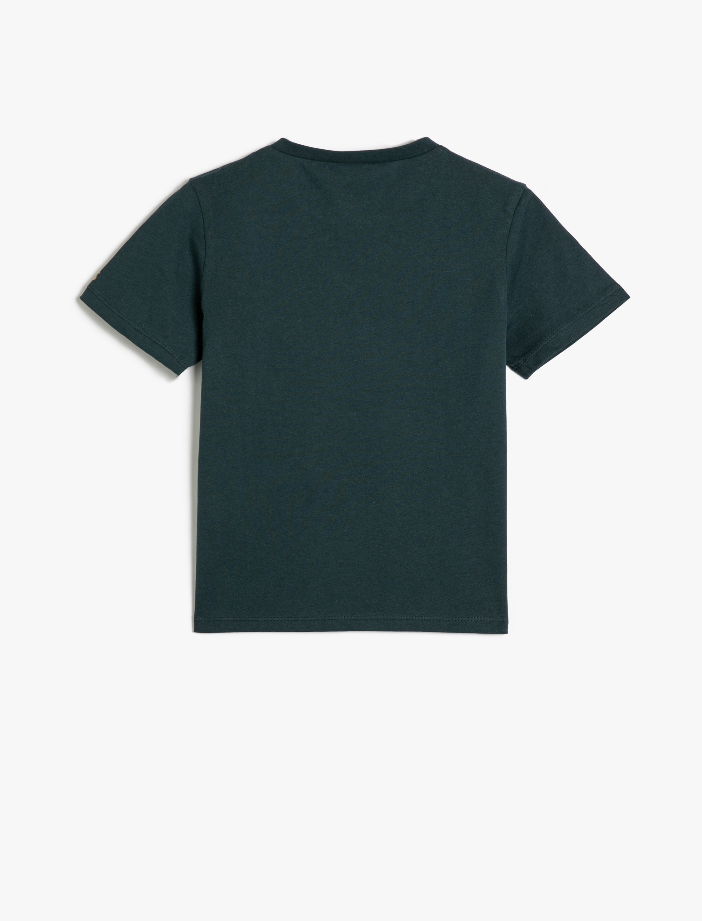  Erkek Çocuk Tişört Bisiklet Yaka Kısa Kollu Kartal Baskılı Pamuklu