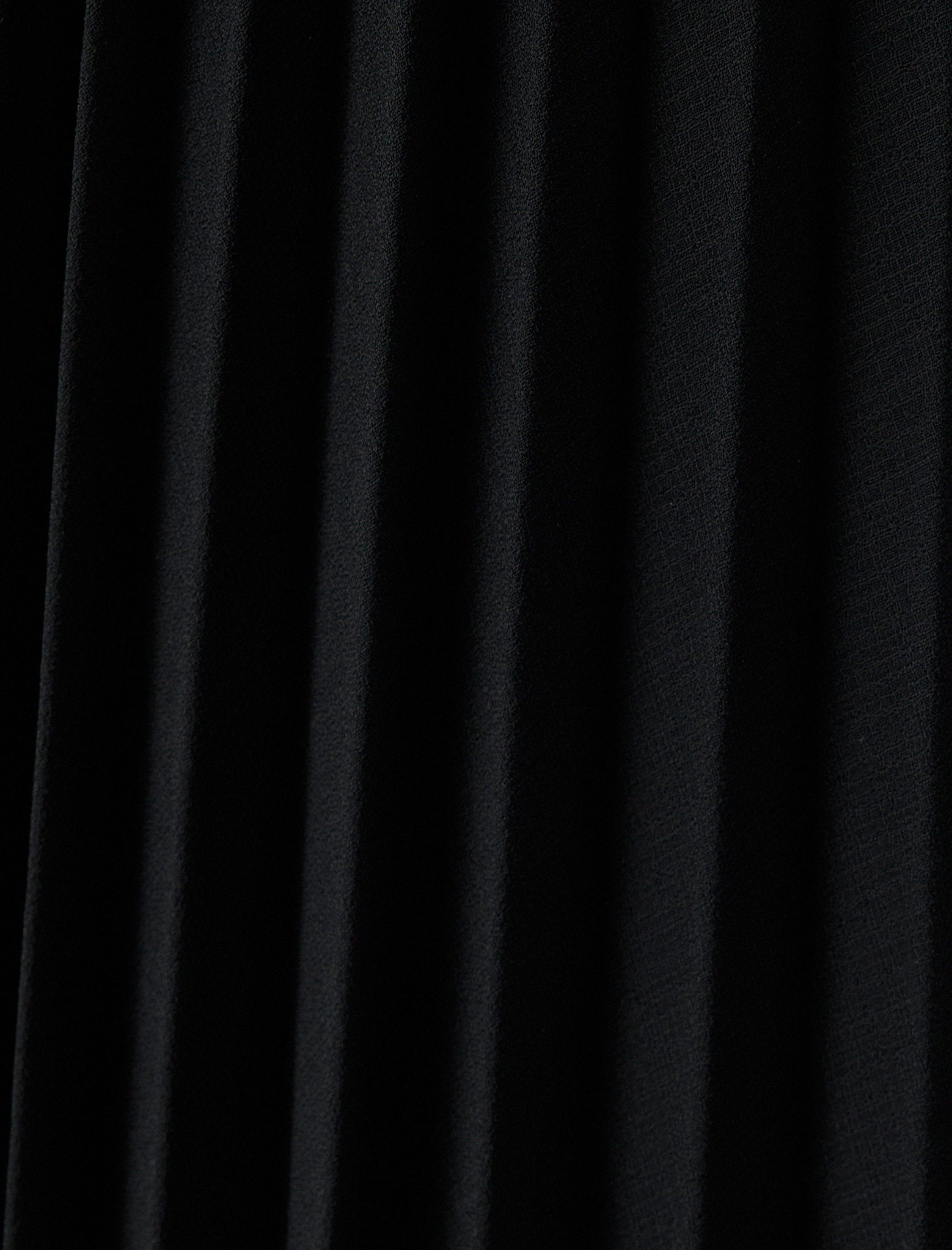   Yüksek Bel Midi Pileli Etek