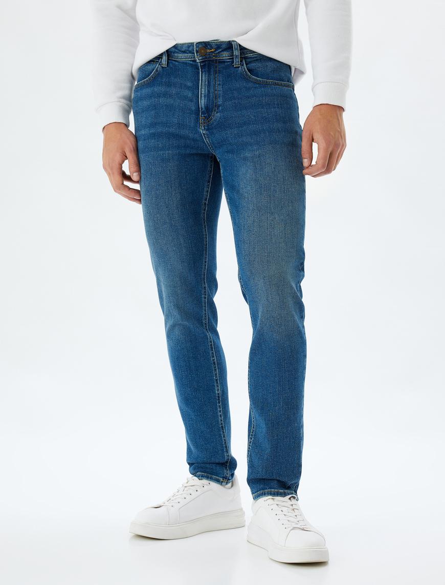   Slim Fit Kot Pantolon - Brad Jean