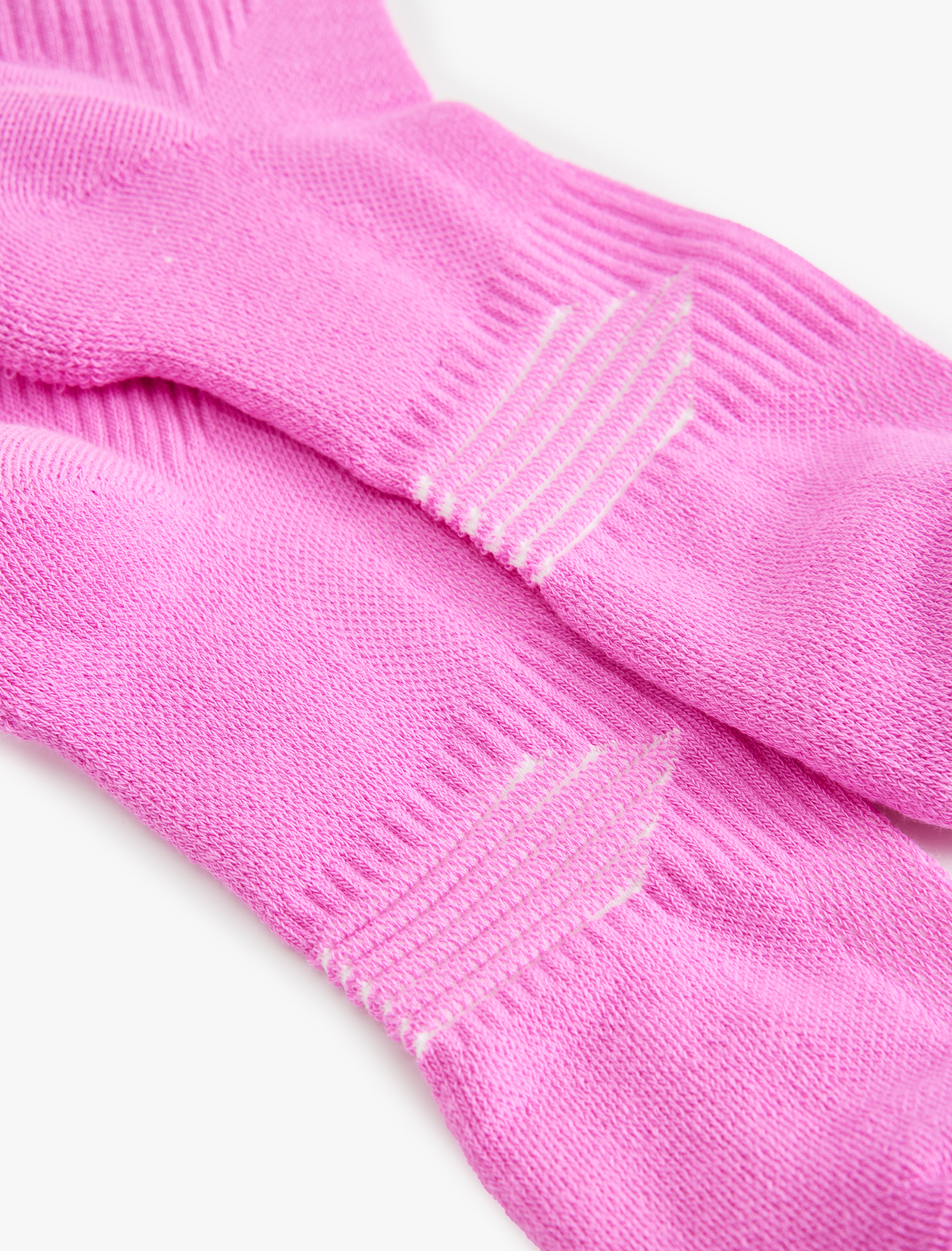  Kadın Basic Spor Çorap Dokulu