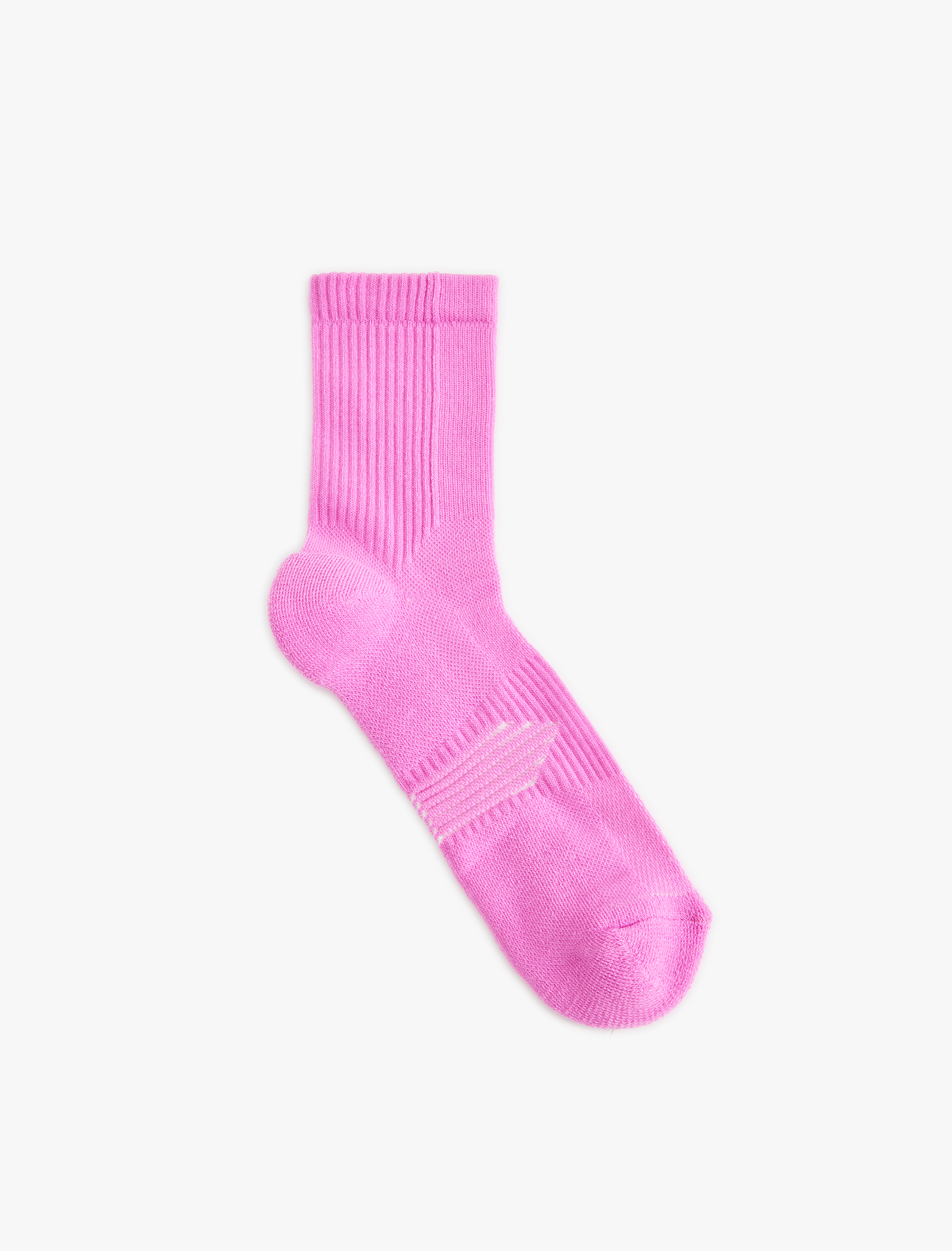  Kadın Basic Spor Çorap Dokulu