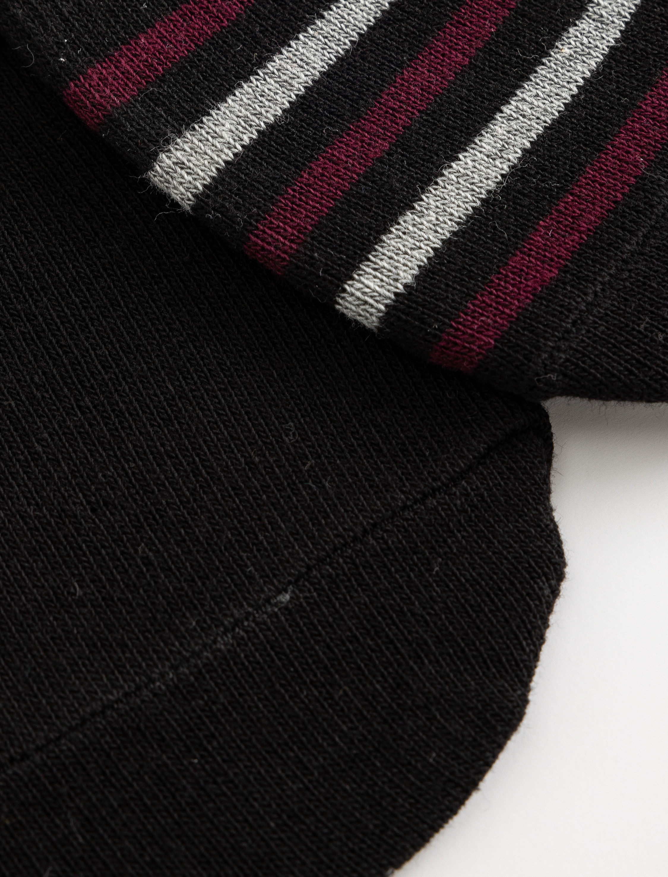 Erkek Babet Çorap Seti 2'li Çizgi Detaylı Çok Renkli Pamuk Karışımlı