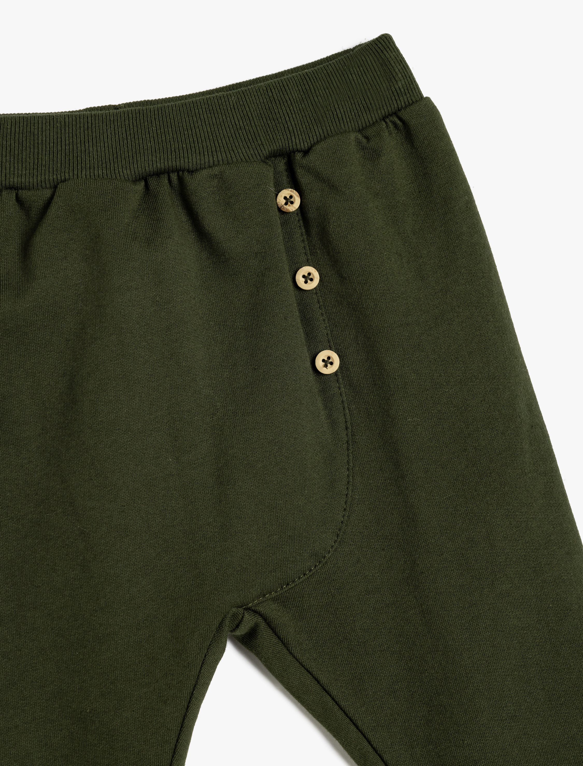  Erkek Bebek Basic Jogger Eşofman Altı Beli Lastikli Dokulu Pamuklu Şardonlu