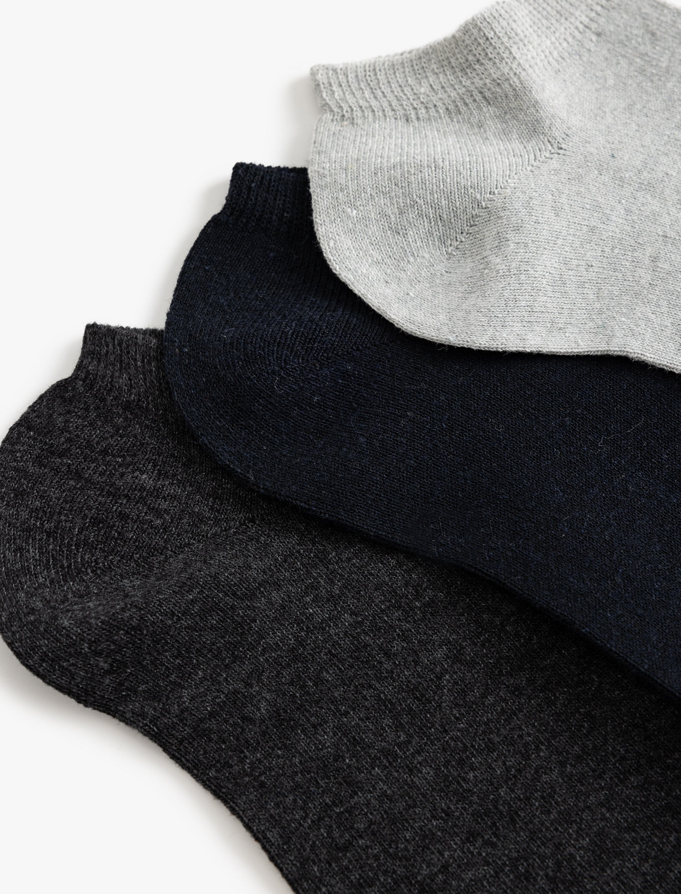 Erkek Patik Çorap Seti Pamuk Karışımlı