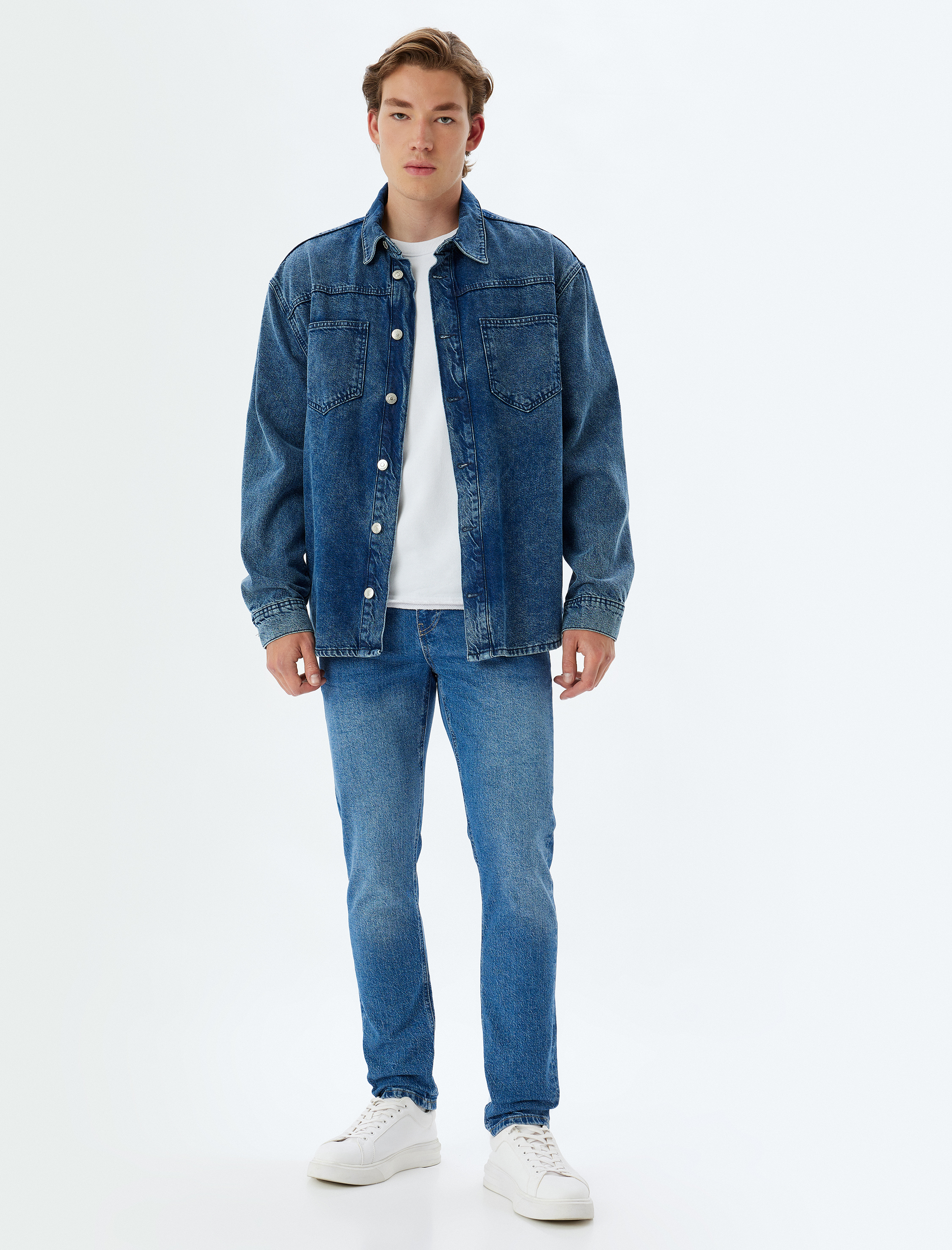   Slim Fit Kot Pantolon - Brad Jean