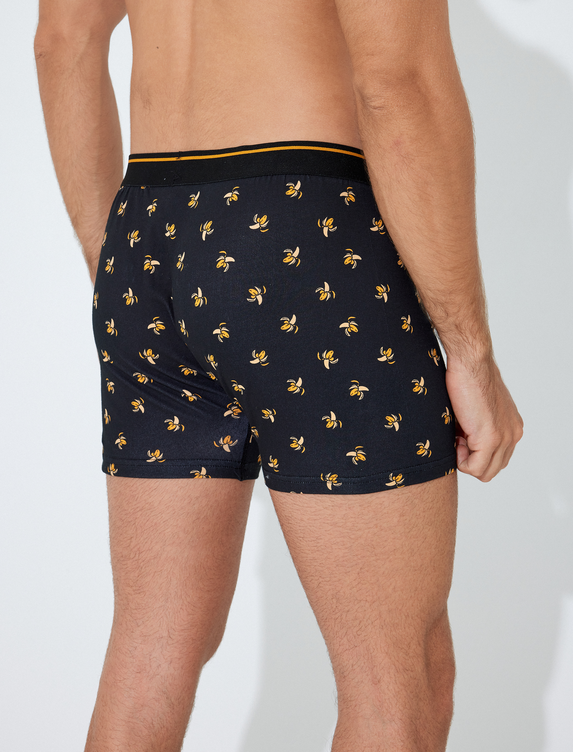   3'lü Boxer Seti Meyve Baskılı Çok Renkli