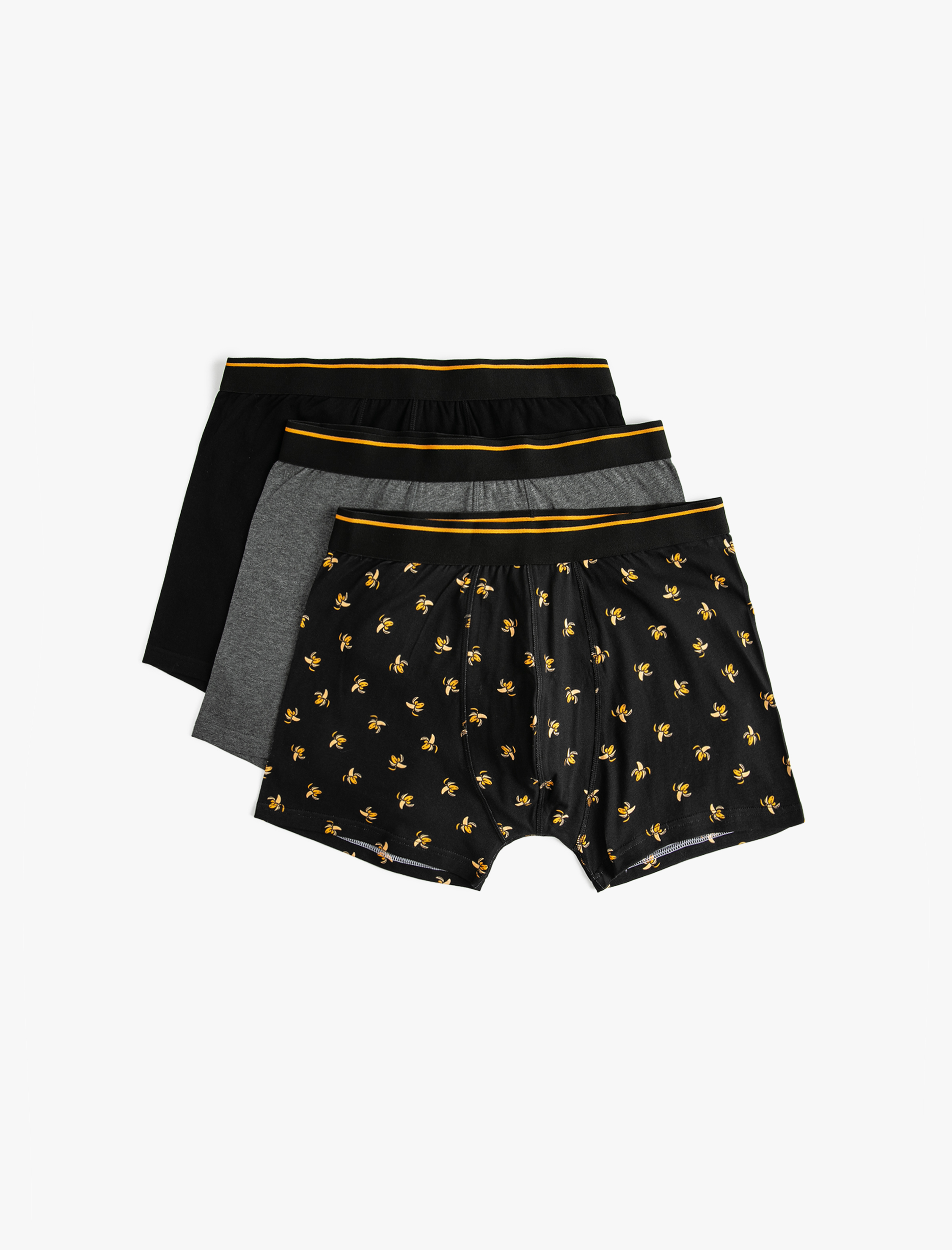 Koton Erkek 3'lü Boxer Seti Meyve Baskılı Çok Renkli -1