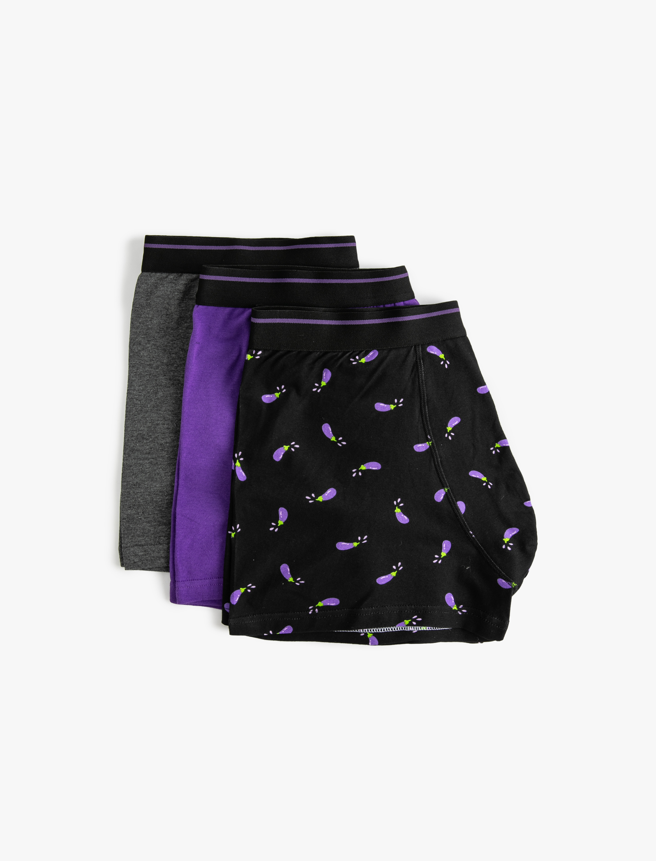   3'lü Boxer Seti Baskılı Çok Renkli