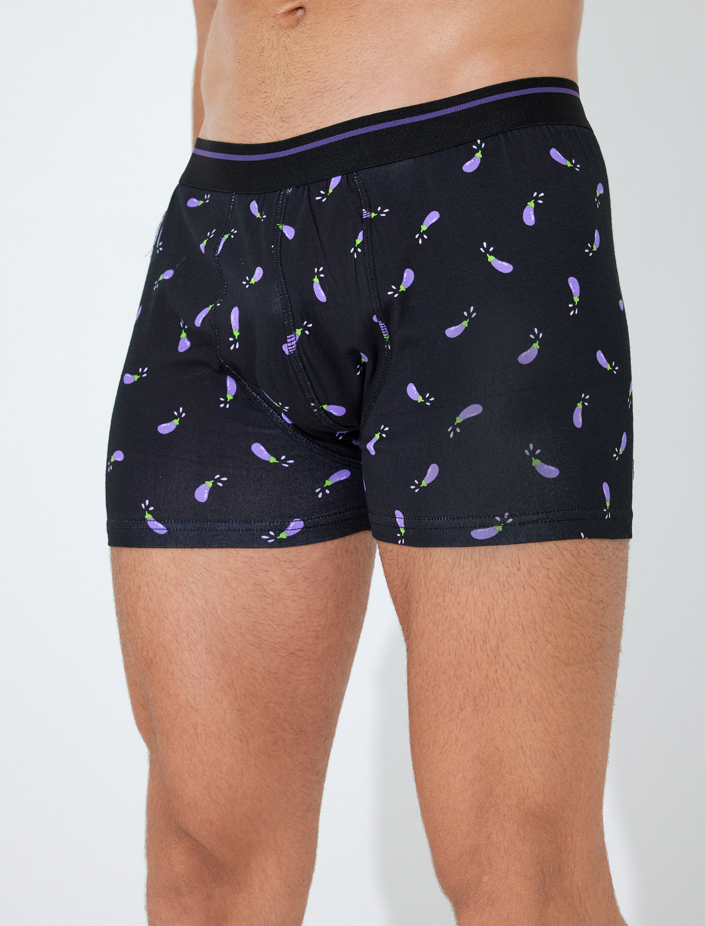   3'lü Boxer Seti Baskılı Çok Renkli