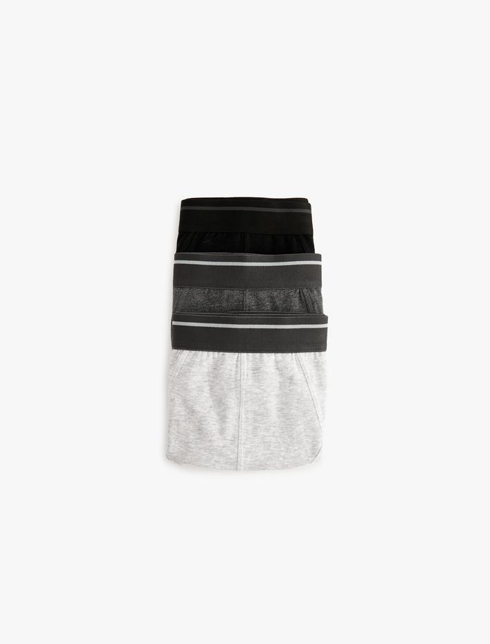  3'lü Slip Boxer Seti Çok Renkli