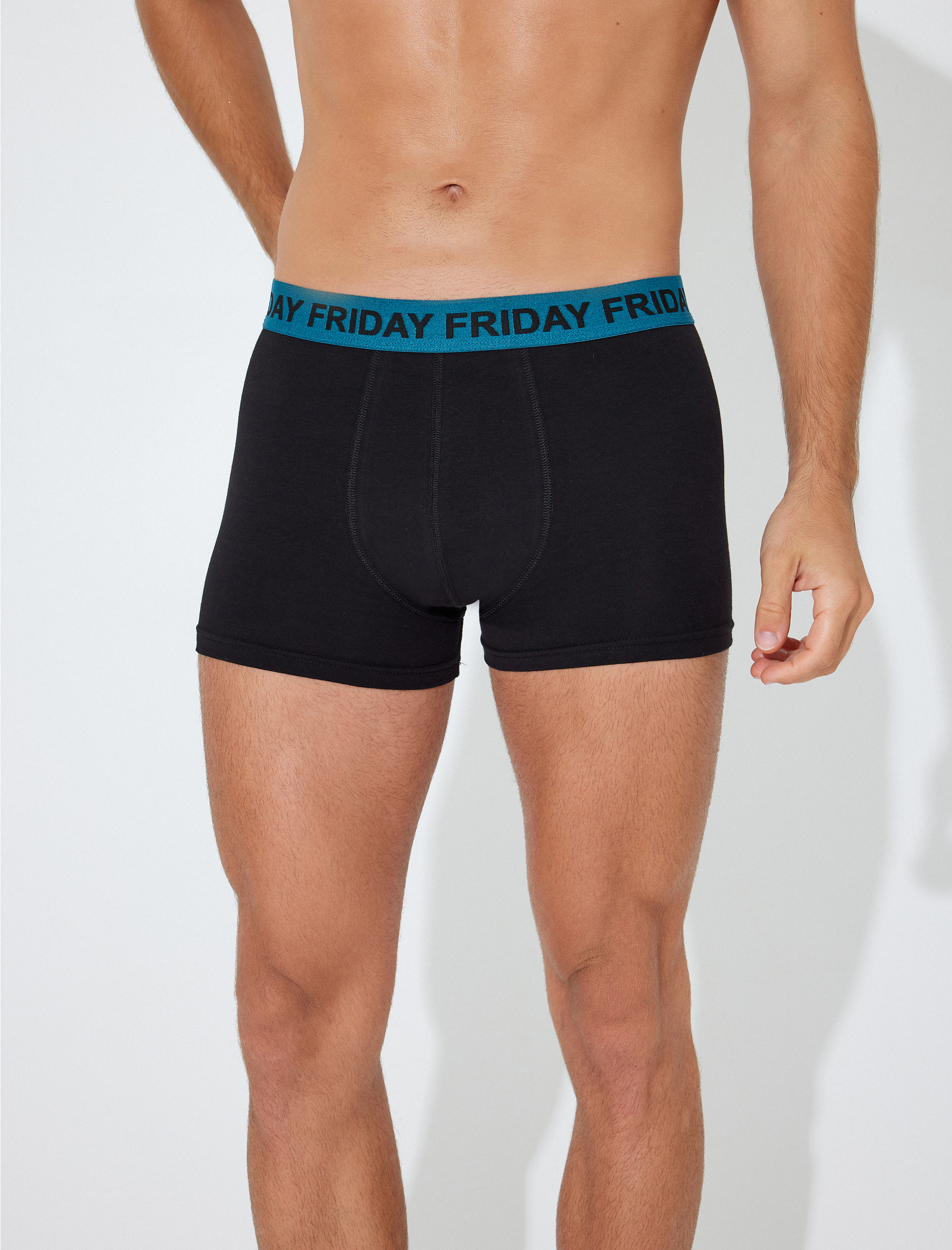 3'lü Boxer Seti Slogan Baskılı