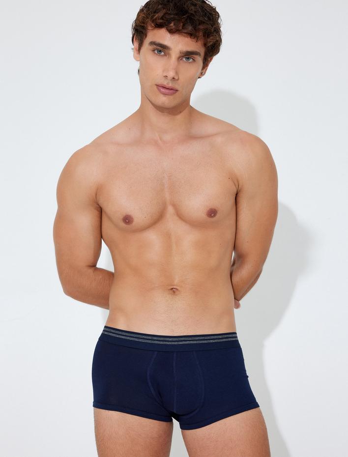  Basic Pamuk Karışımlı 2'li Boxer Seti