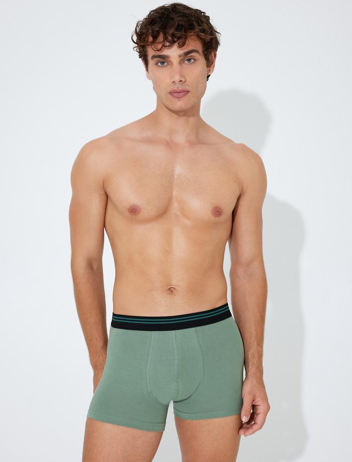  Puantiyeli Pamuklu 3'lü Boxer Seti