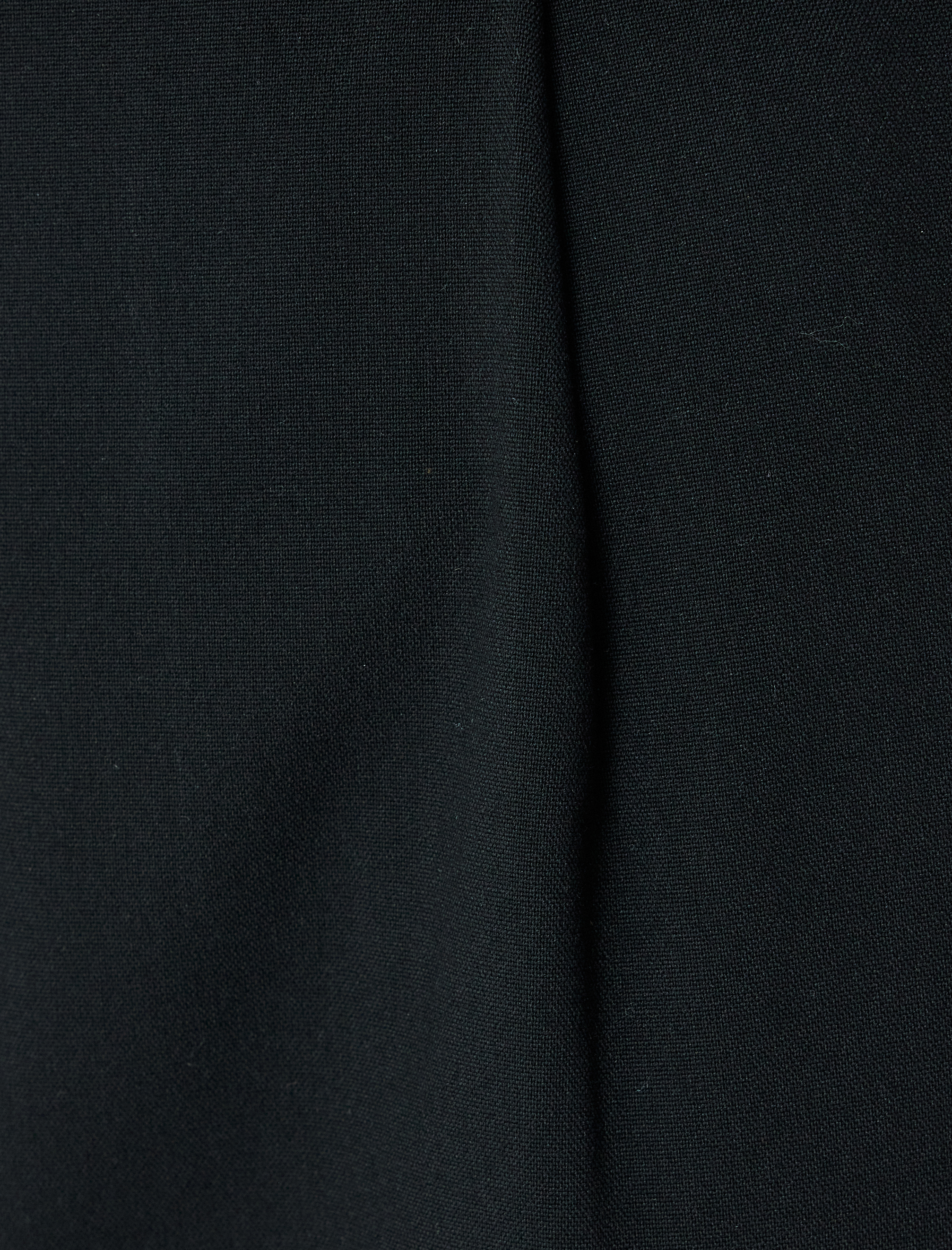   Pile Detaylı Crop Paça Cepli Kumaş Pantolon