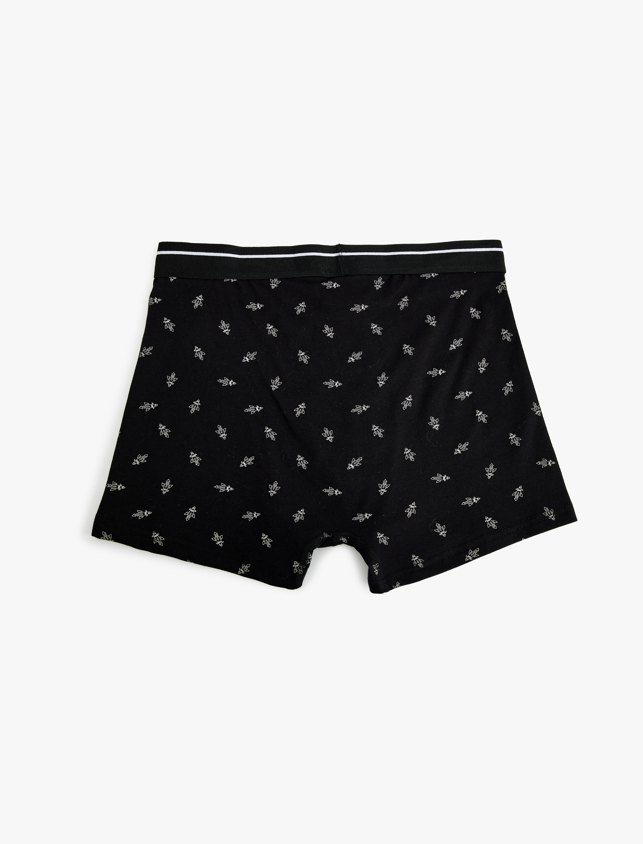 Slogan Baskılı Pamuklu 3'lü Boxer Seti