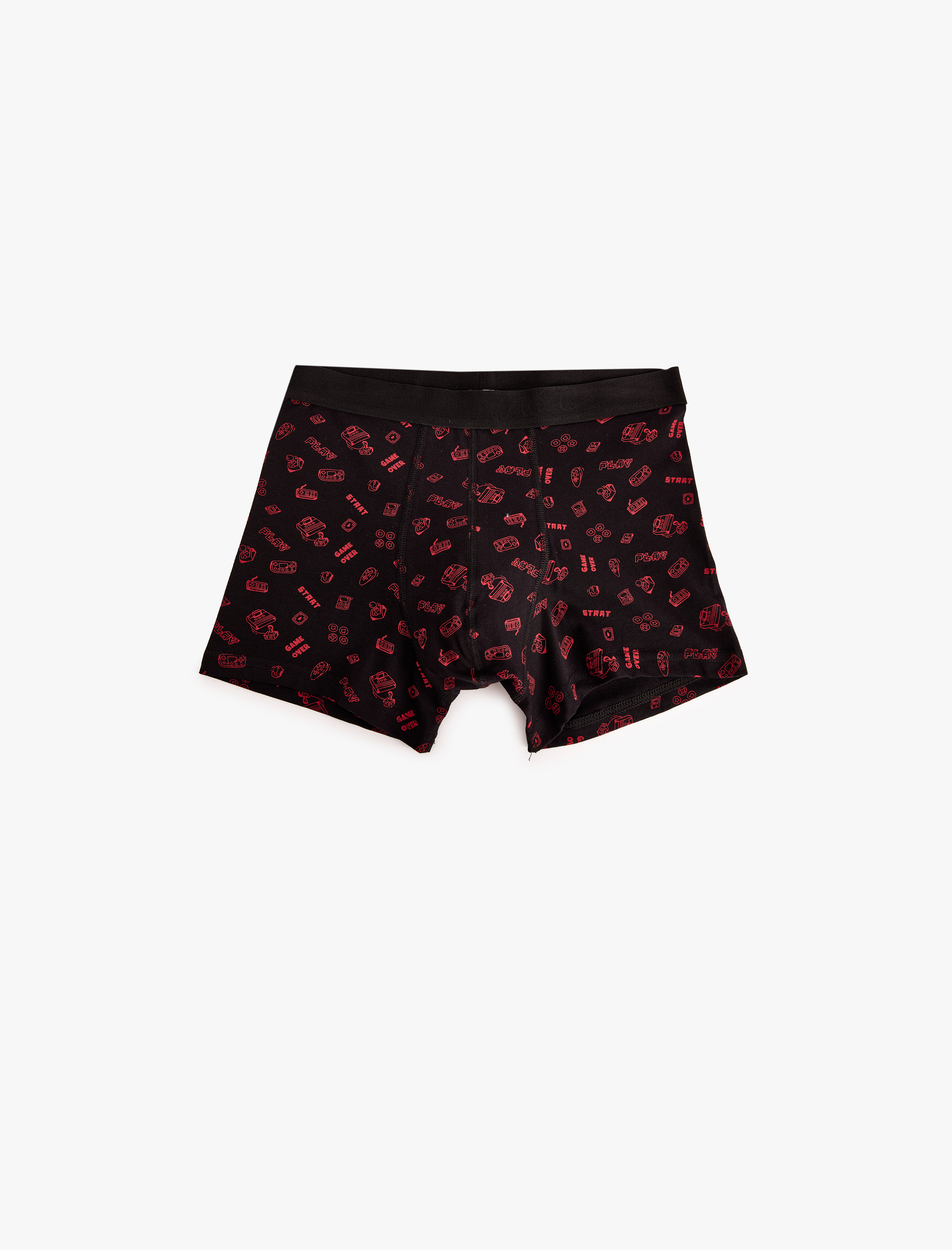   Oyun Baskılı Pamuklu 3'lü Boxer Seti