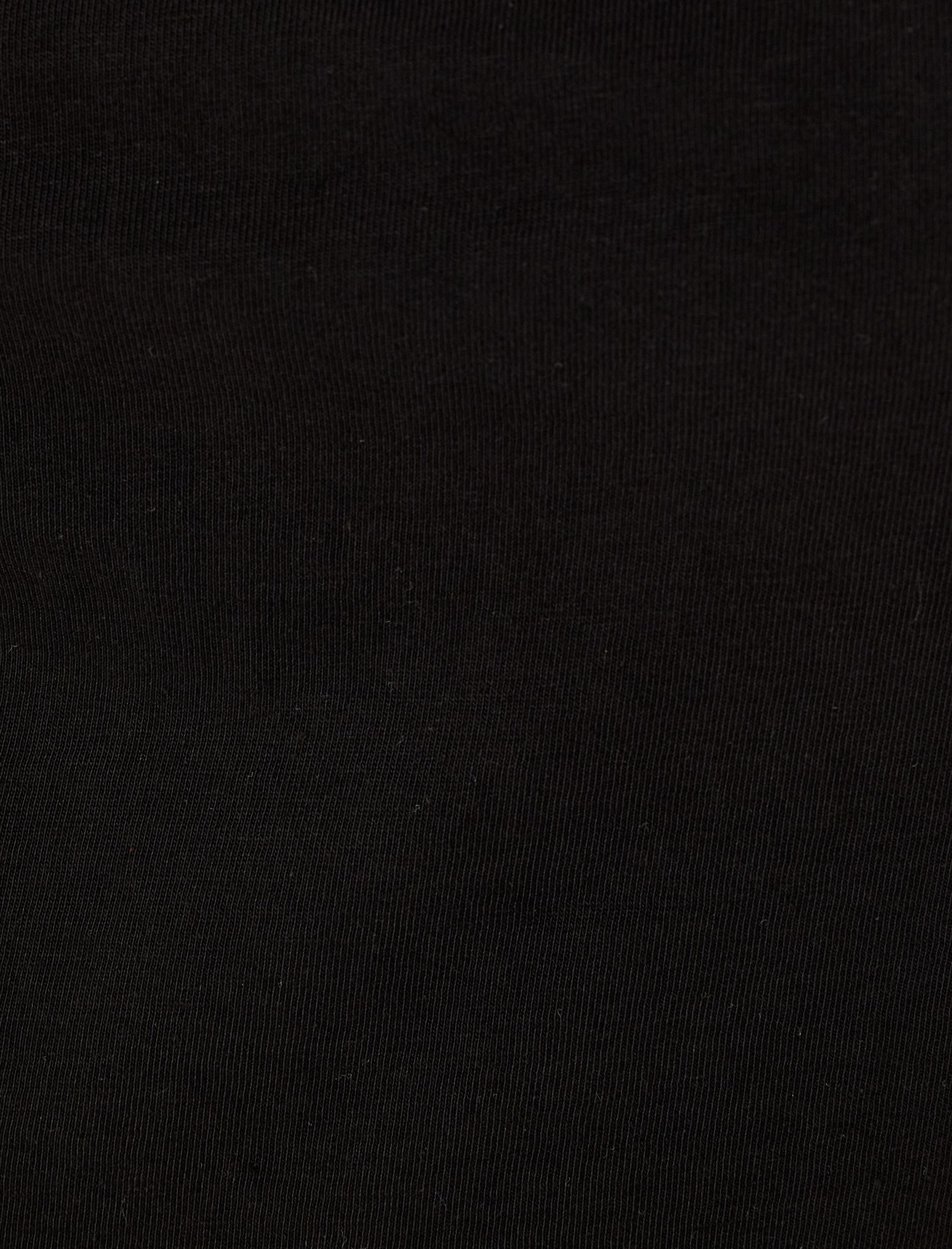   Crop Tişört Bebe Yaka Kısa Kollu Pamuklu