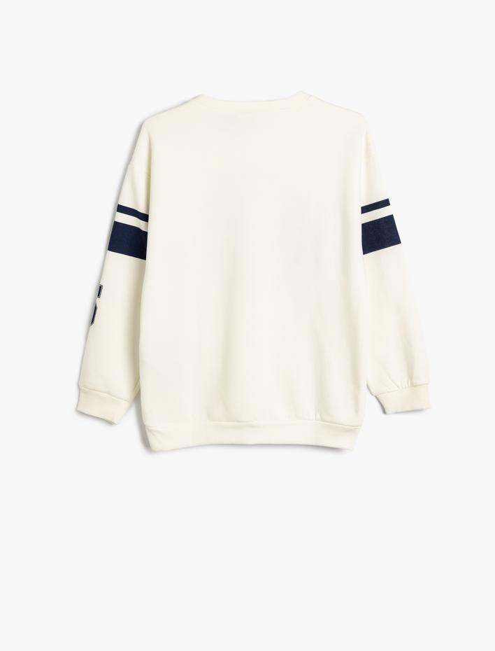 Erkek Çocuk Snoopy Lisanslı Şardonlu Uzun Kollu Şardonlu Sweatshirt