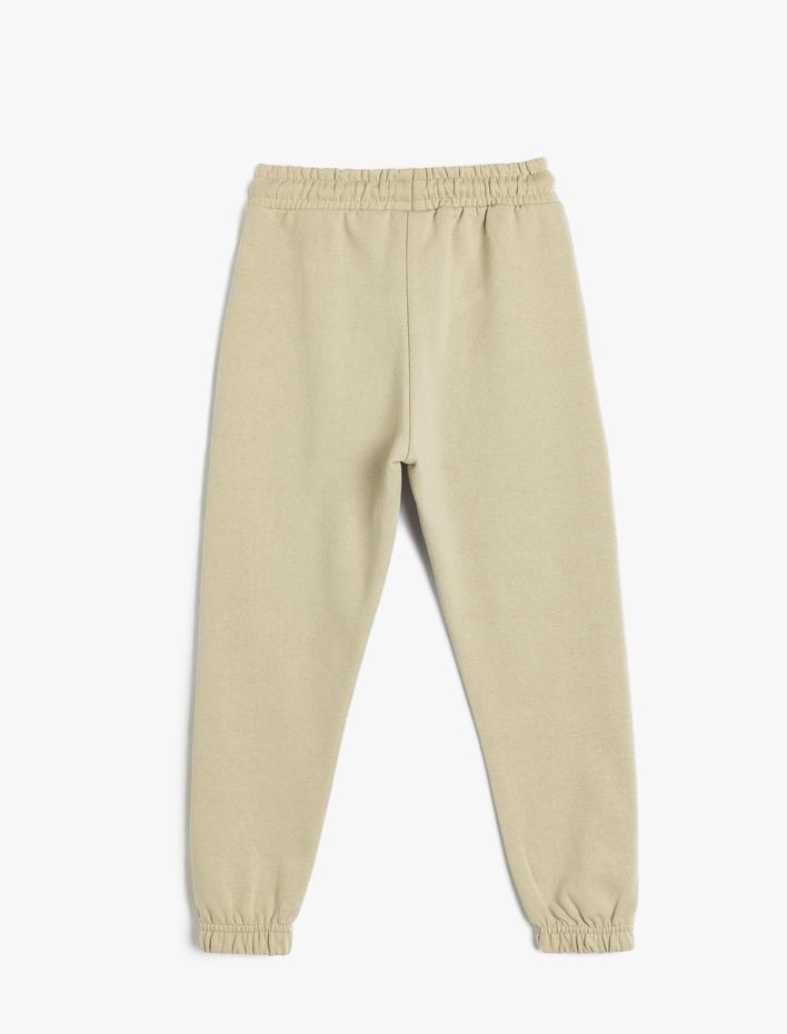Erkek Çocuk Jogger Eşofman Altı Cepli Beli Bağlamalı Şardonlu