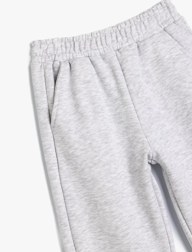 Basic Jogger Eşofman Altı Beli Lastikli_2