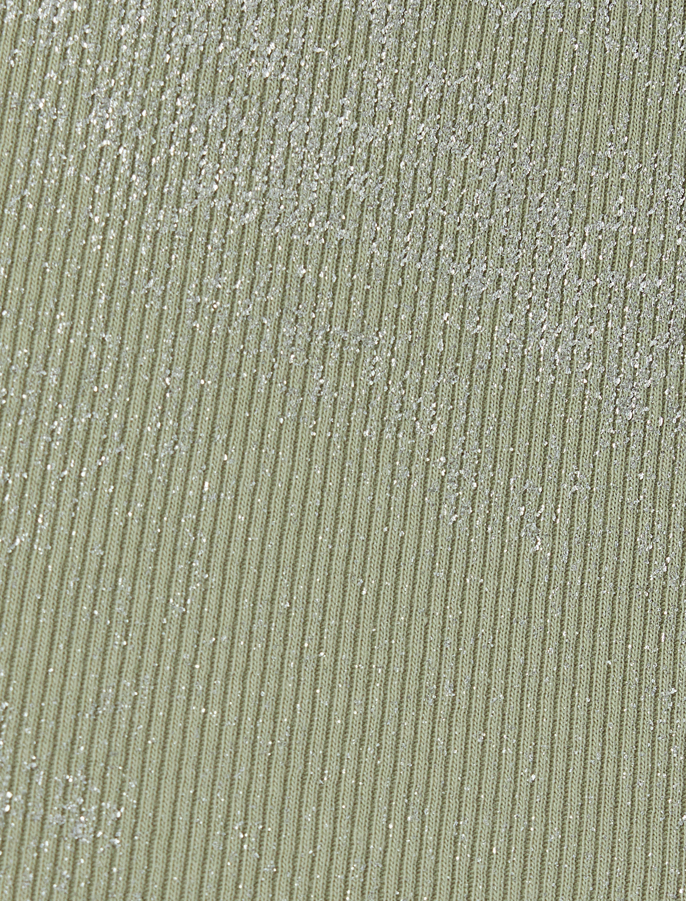   Halter Yaka Fitilli Metalik Baskı Detaylı Crop Atlet