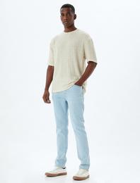 Slim Fit Kot Pantolon - Brad Jean