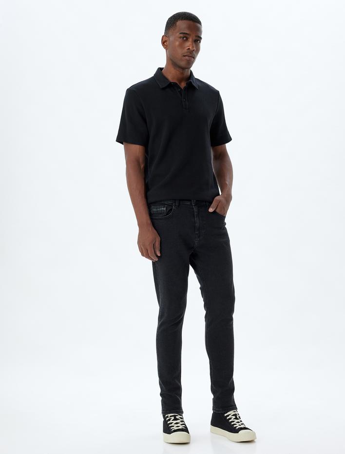  Super Skinny Standart Bel Kot Pantolon - Justin Jean