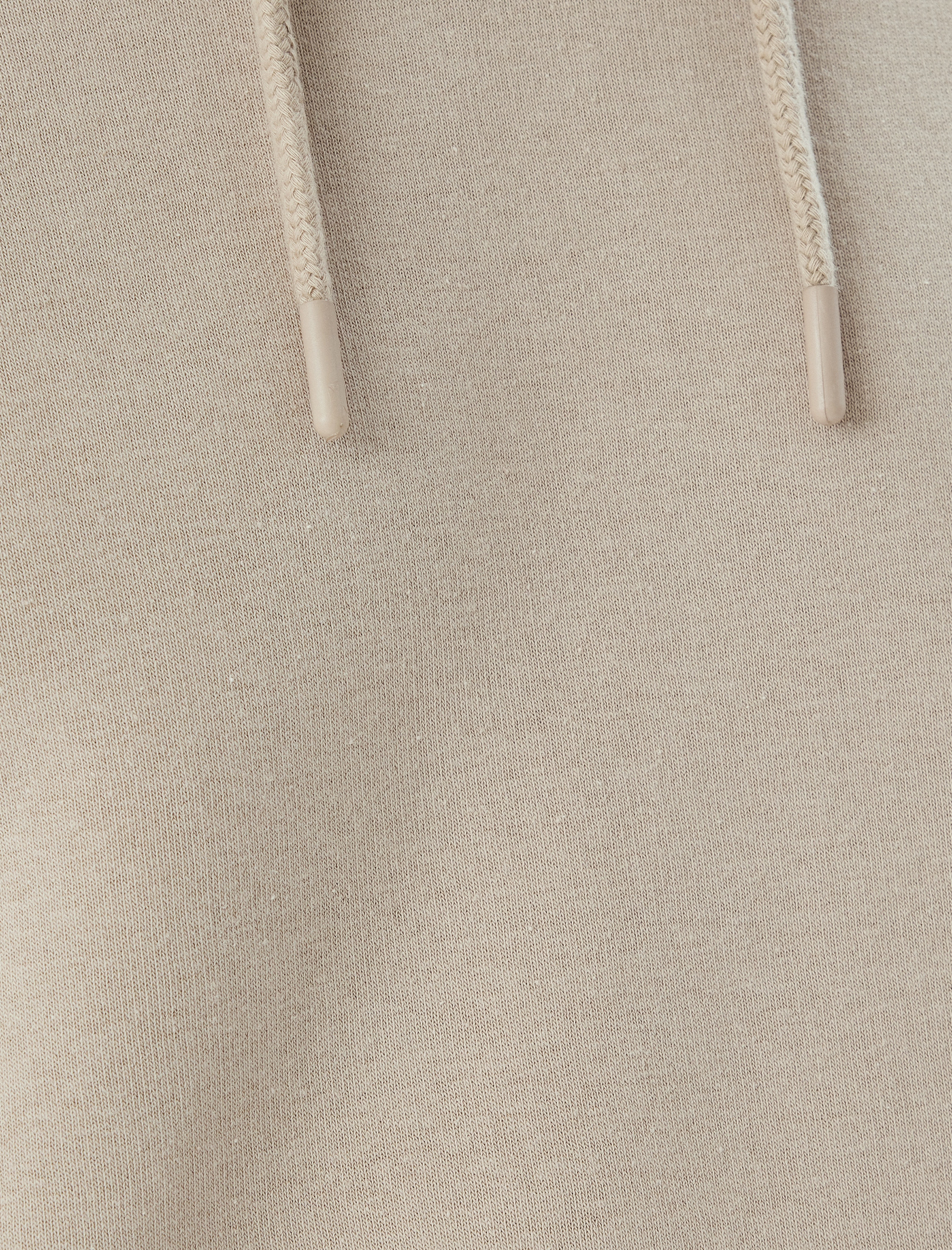   Şardonlu Pamuk Karışımlı Basic Kapşonlu Sweatshirt