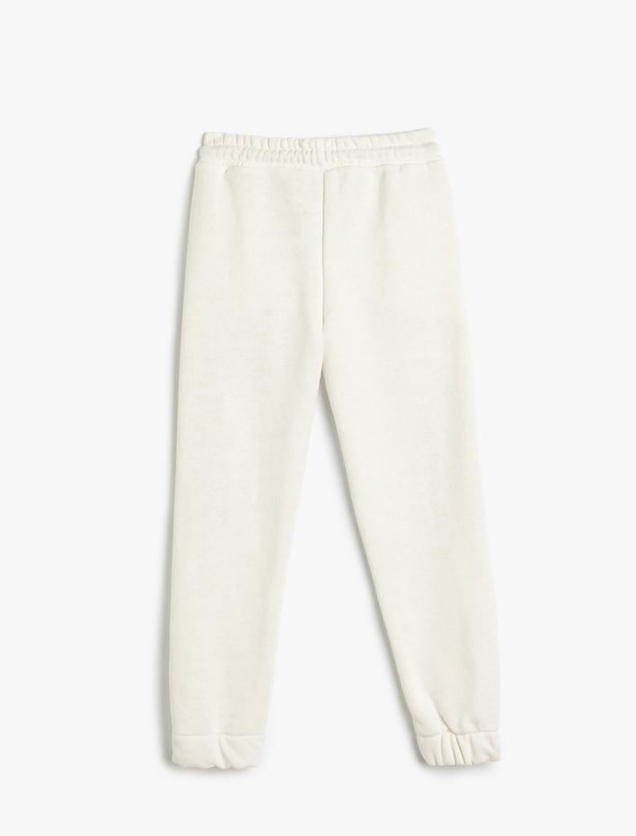 Erkek Çocuk Jogger Eşofman Altı Renk Bloklu Slogan Baskılı