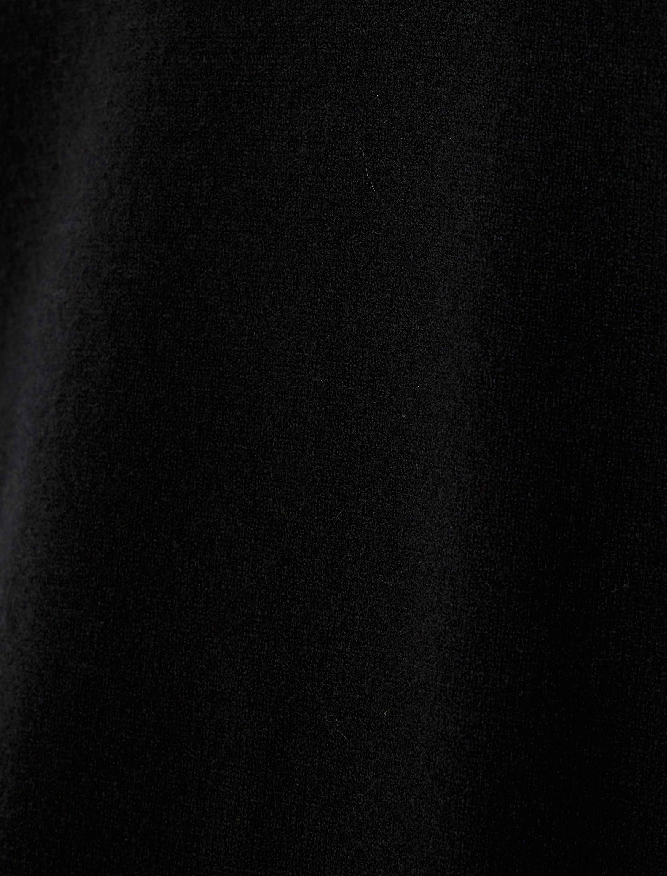   Triko Kazak Dik Yaka Yarım Fermuarlı Basic Uzun Kollu